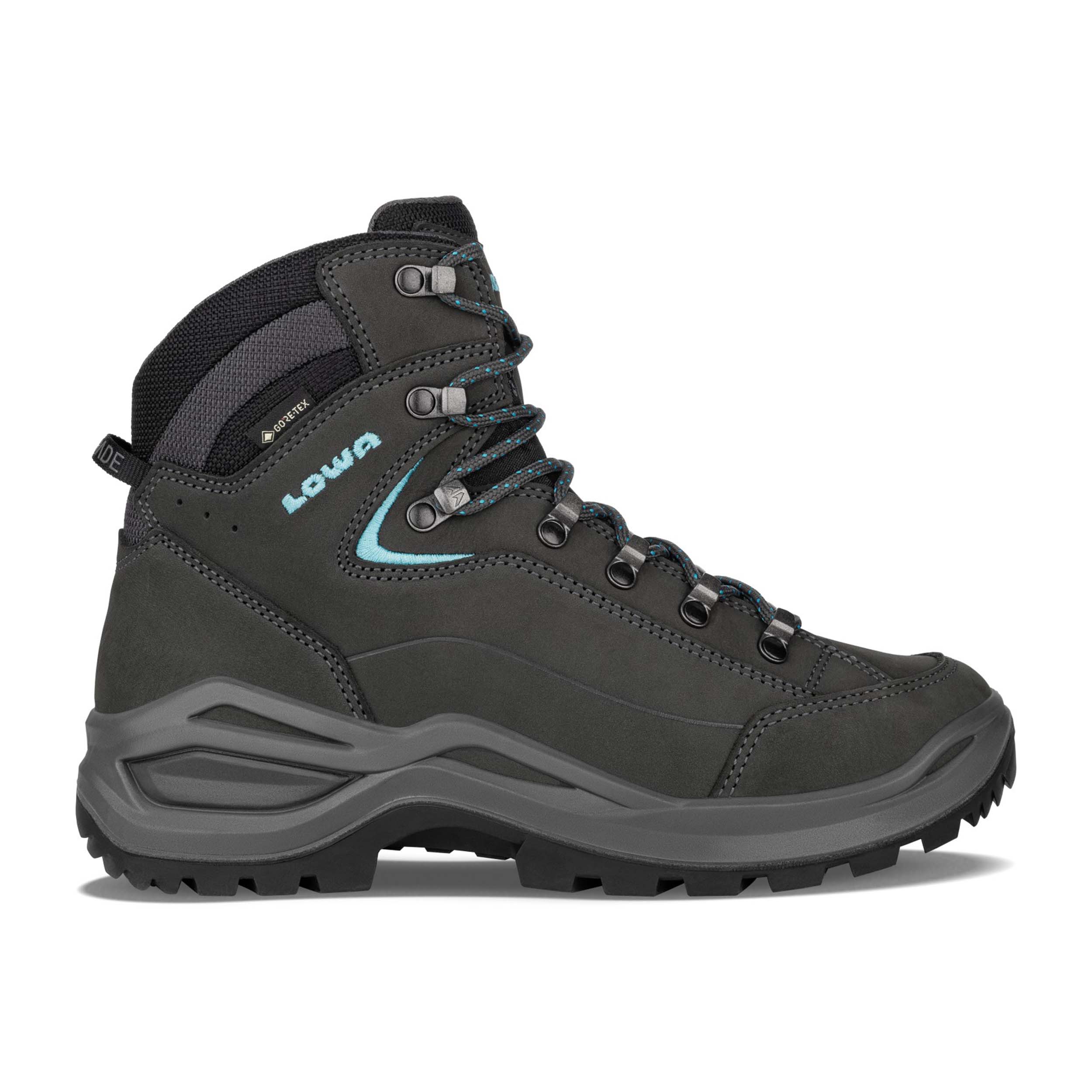 Lowa 321917 Renegade Evo GTX Mid Ws W Asphalt/Turquoise