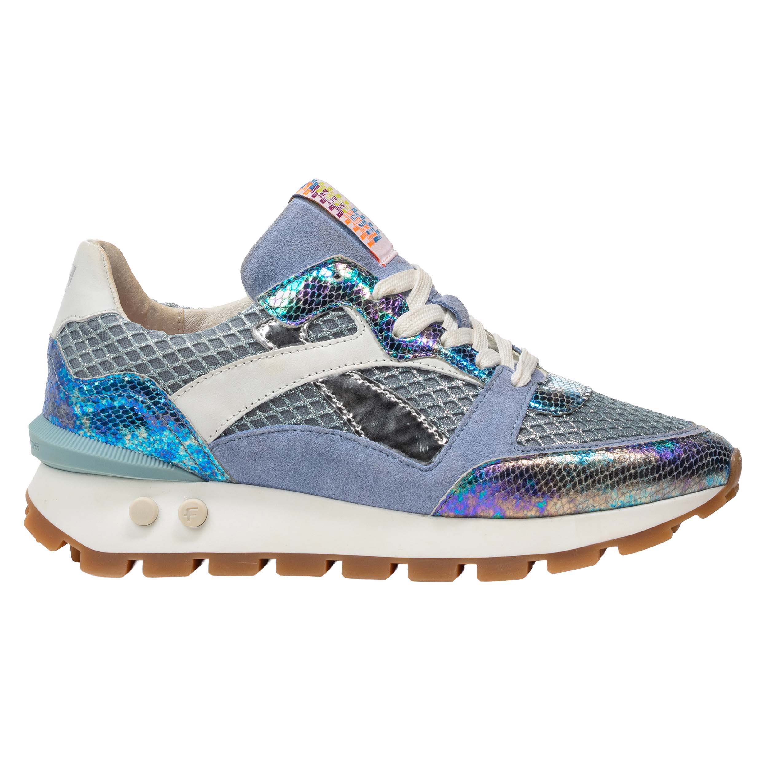 Floris van Bommel SFW-10157 Sneaker Blokki 07.07 Light Blue G