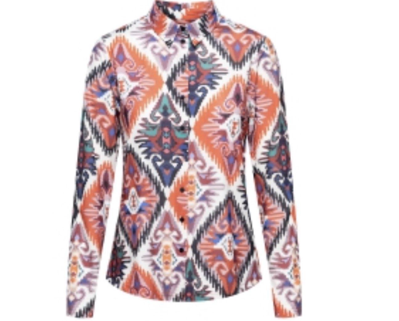 &Co Woman Lotte Big Ikat Blouse Multi