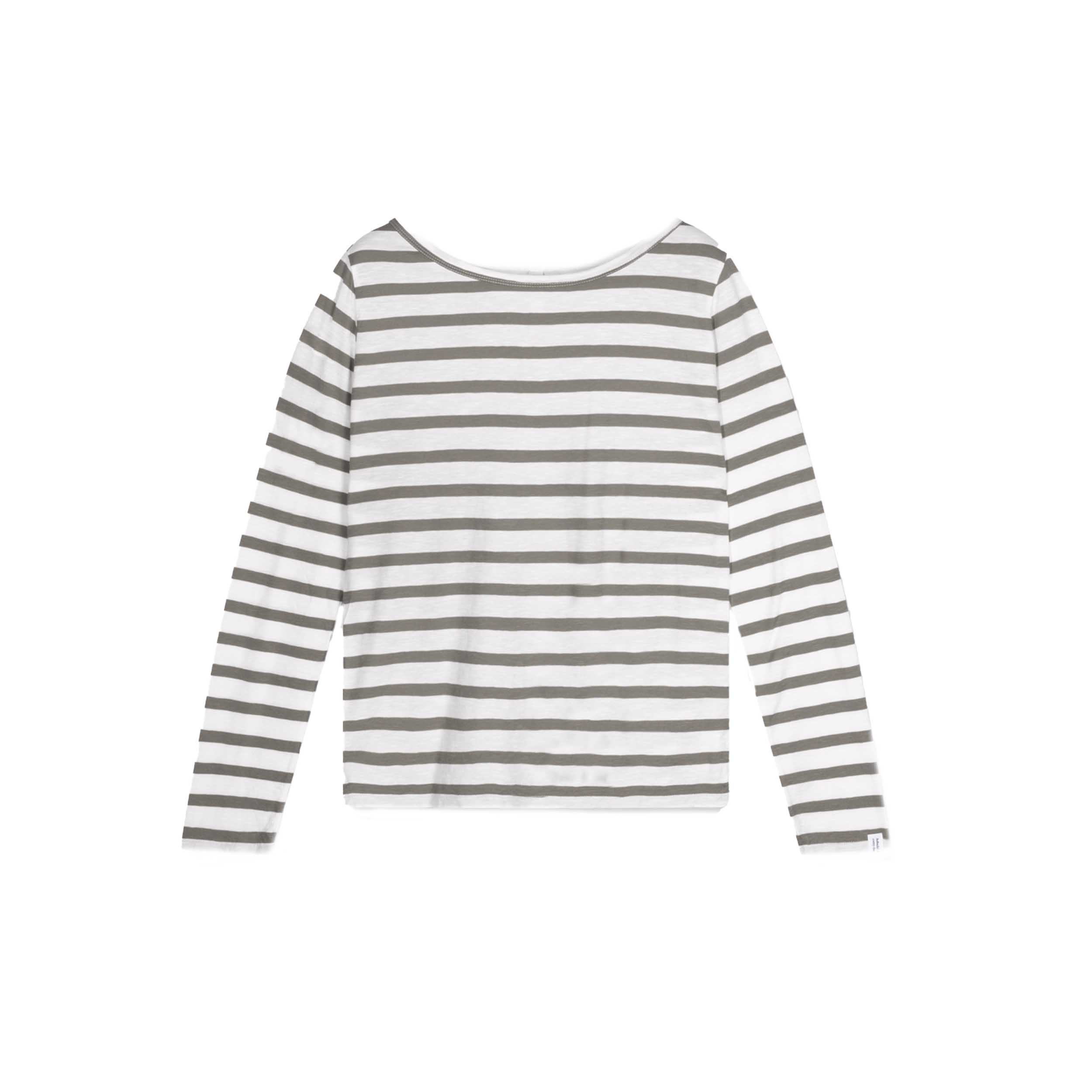 10DAYS 20-771-4203 Shirt Stripes Ecru Sage