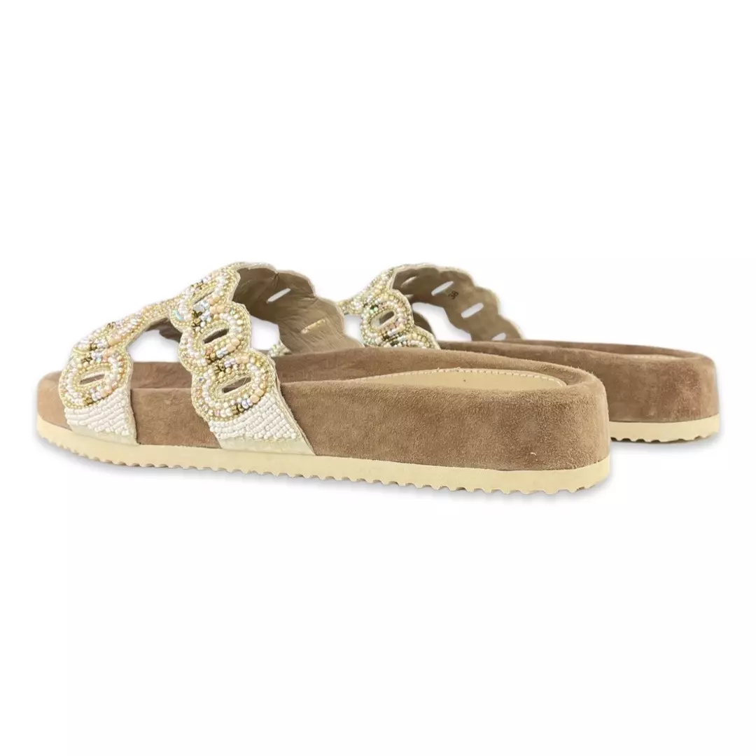 Lazamani LA75391 Slipper Strass Beige