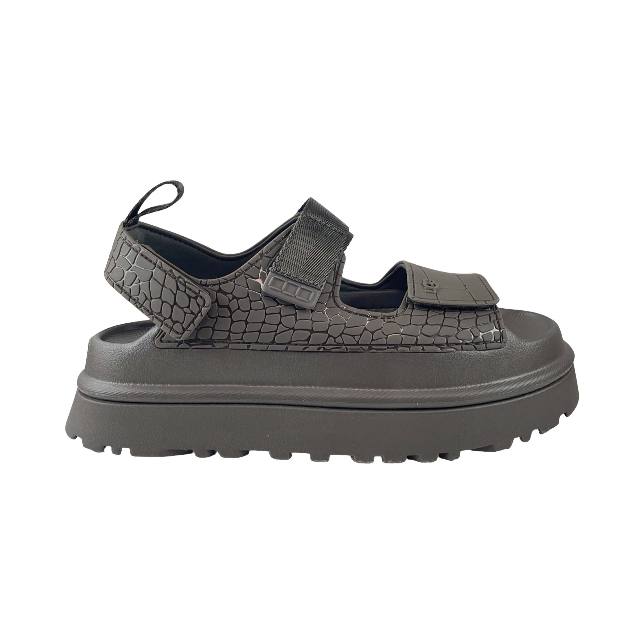 UGG 1175311 Sandaal Goldenglow Embossed Dense Smoke