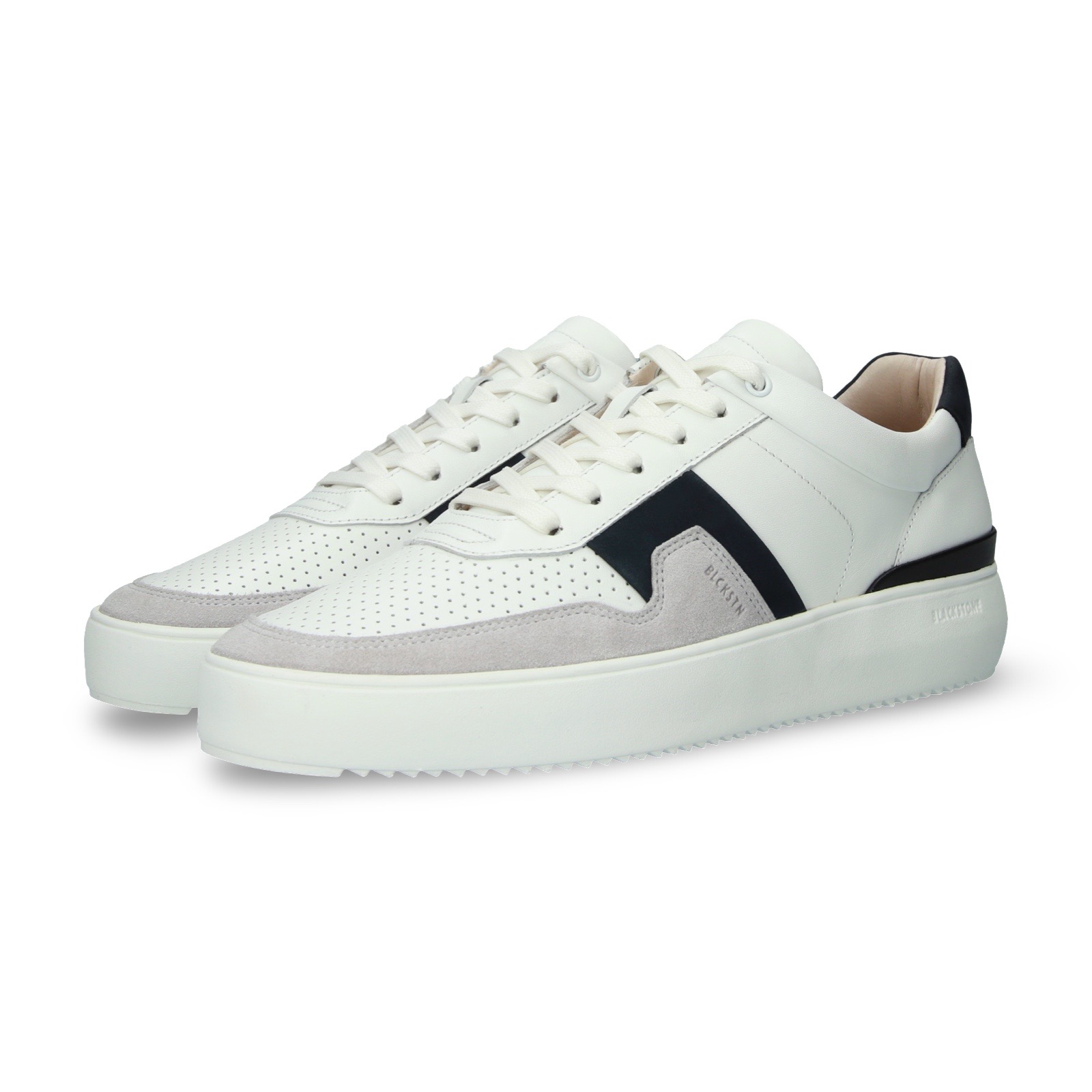 Blackstone DG513 Sneaker Marble Colton White/Dark Blue