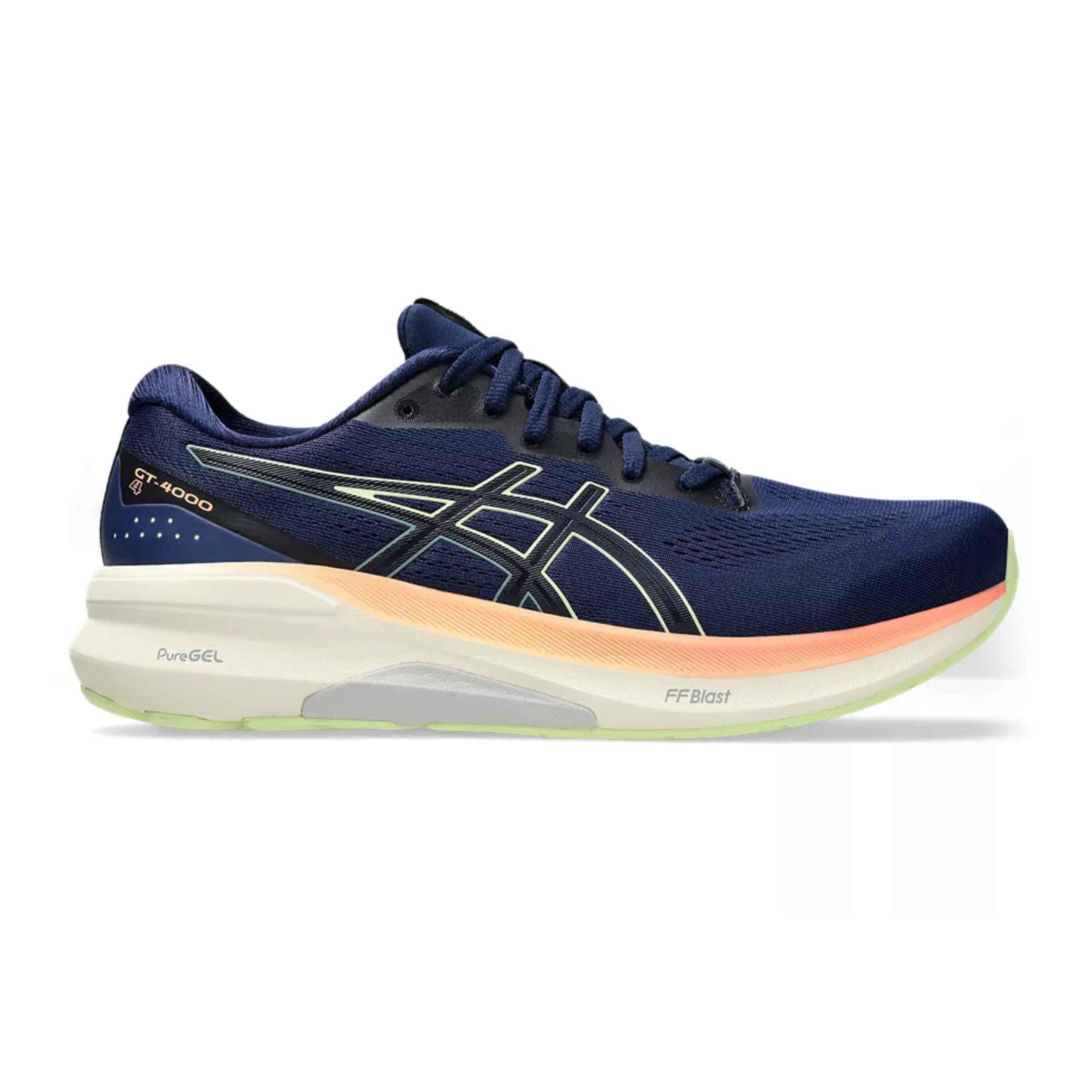 Asics 1011B870 GT-4000 4 Men Blue Expanse/Cool Matcha Wide