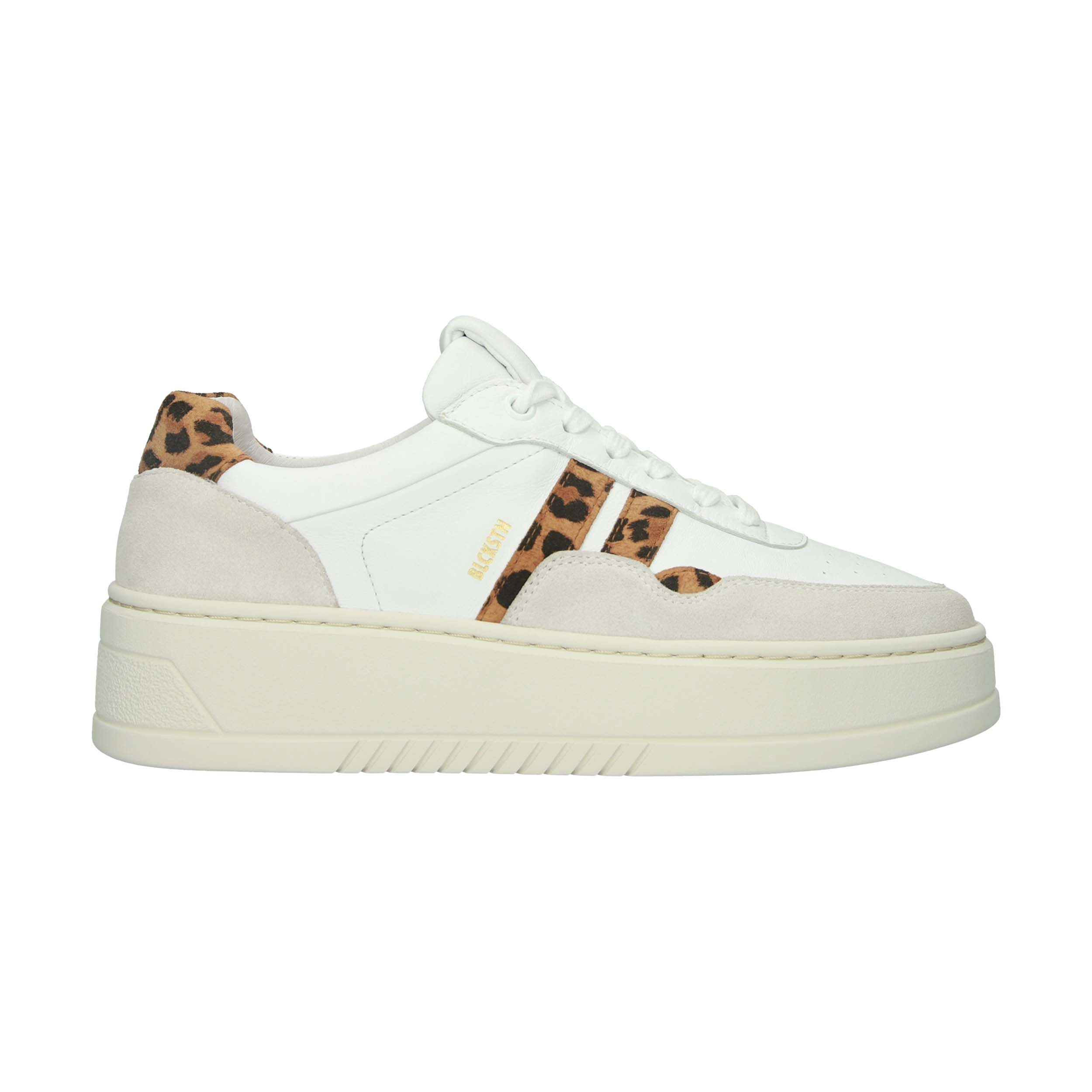 Blackstone FL720 Sneaker Garnet Koda White Leopard