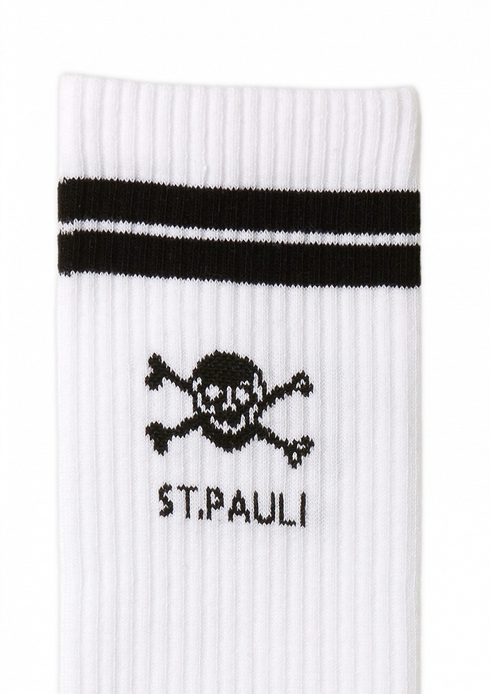 St. Pauli sokken Tennis Totenkopf zwart SP092100