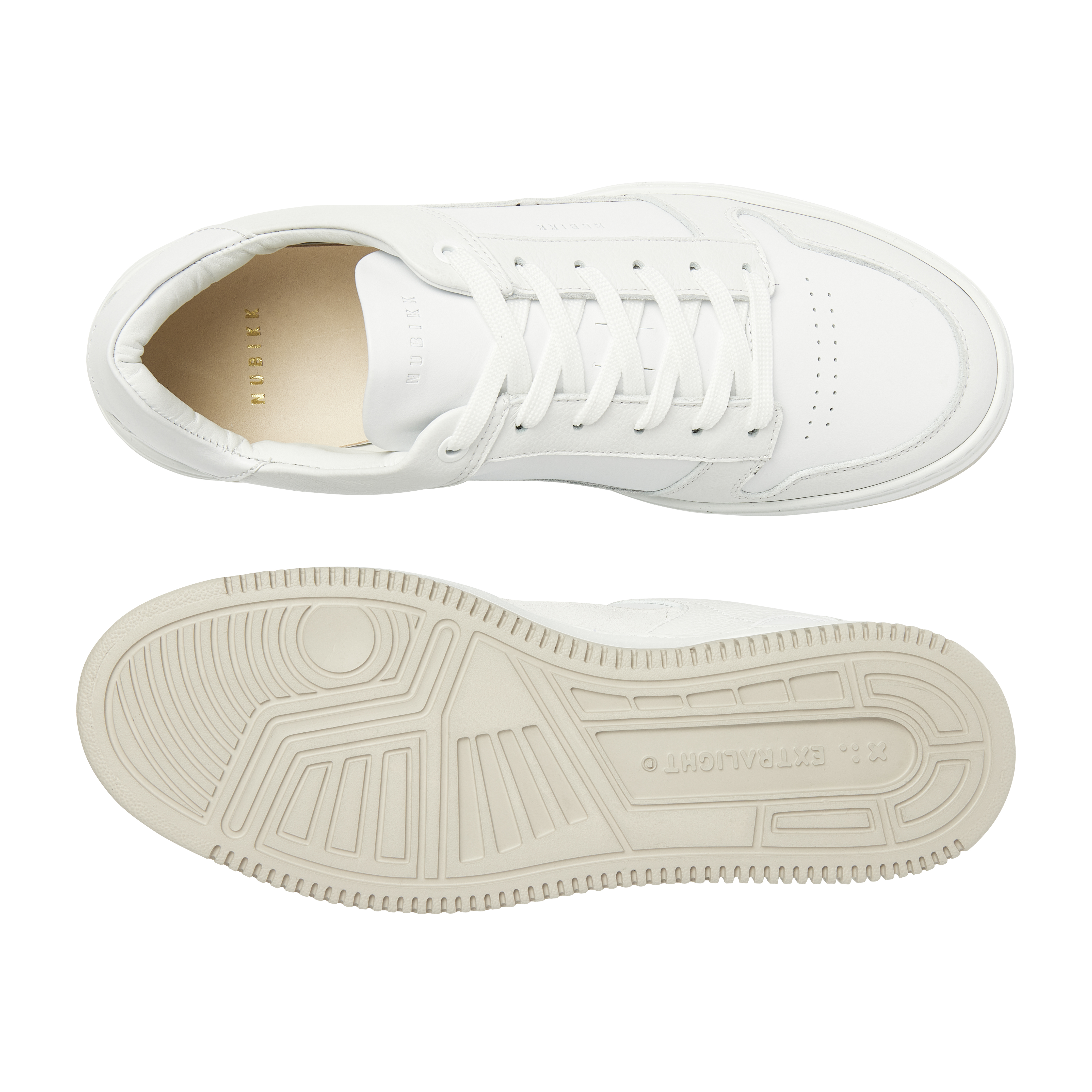 Nubikk 21080900 Sneaker Basket Court White Combi Suede