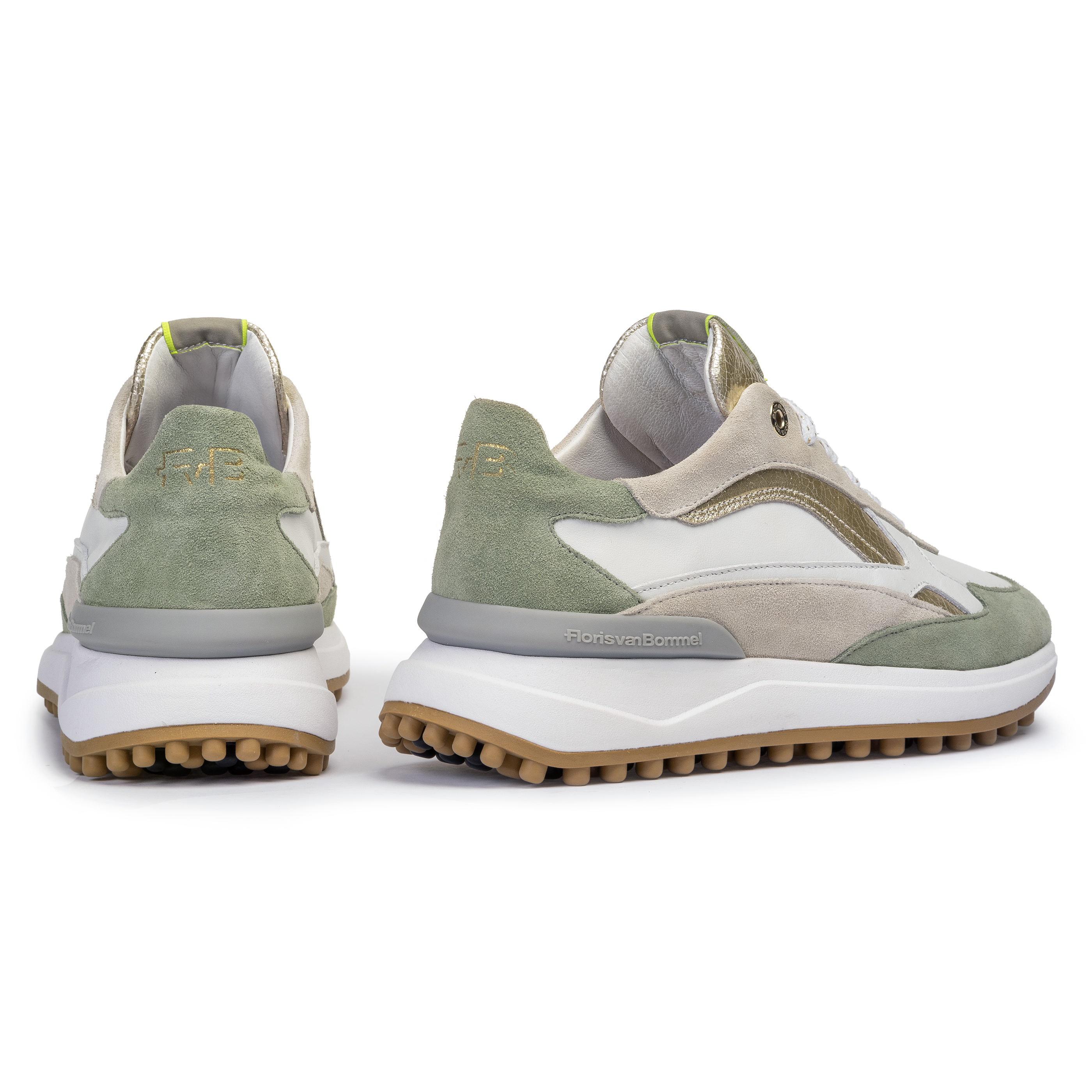 Floris van Bommel SFW-10079 Sneaker Noppi 17.20 Light Green G