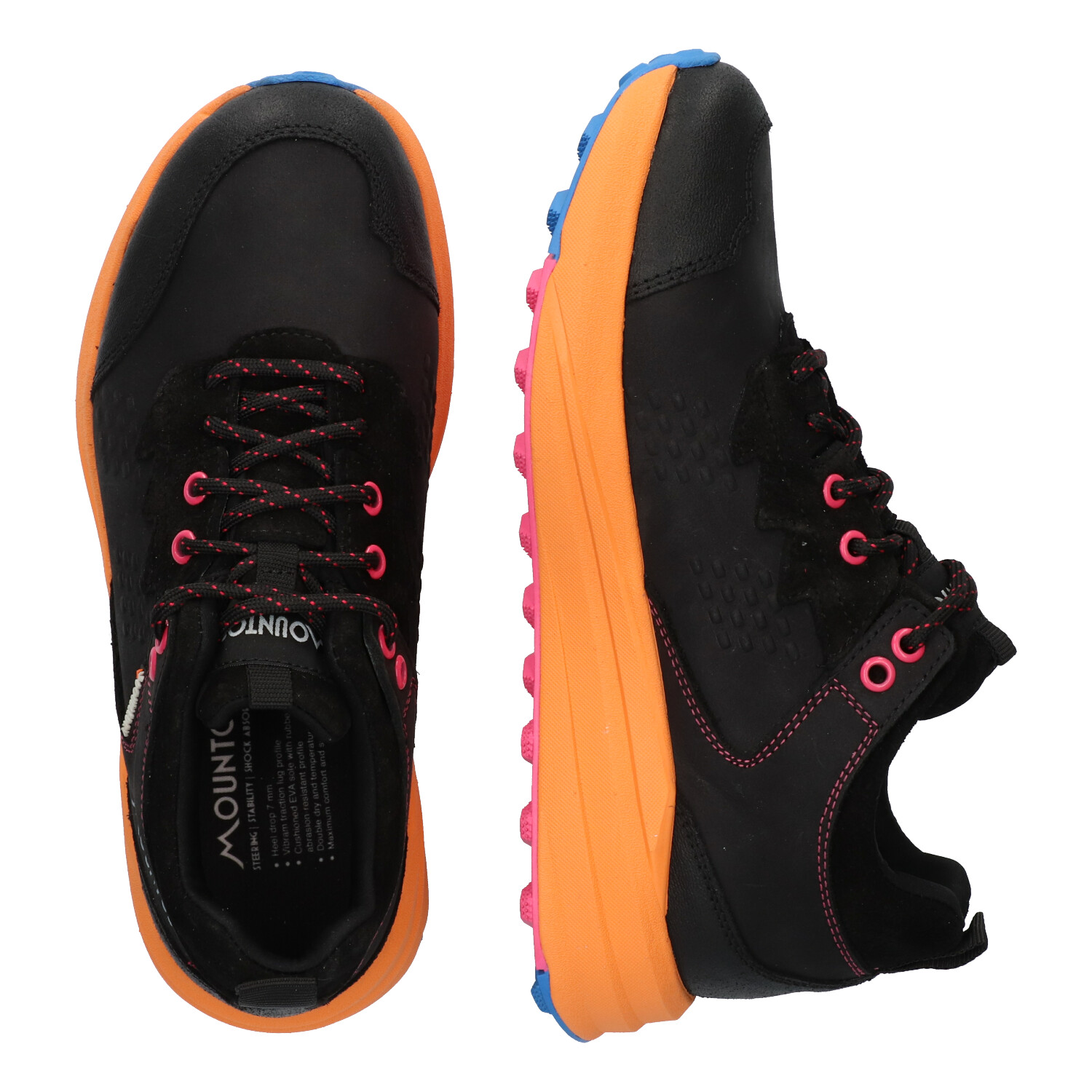 Mountos 724151 Wandelschoen Ourea Low Lady Black/Orange