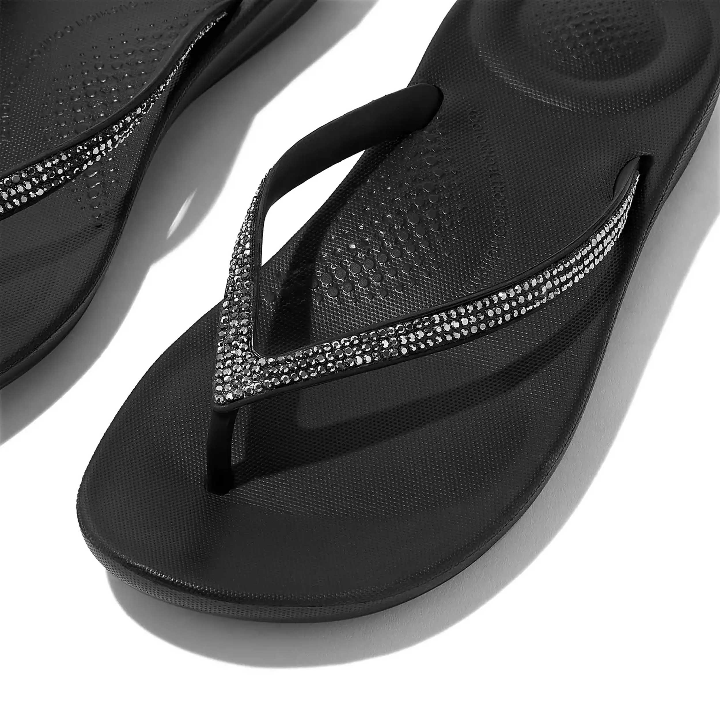 FitFlop R08 Slipper iQushion Sparkle Black