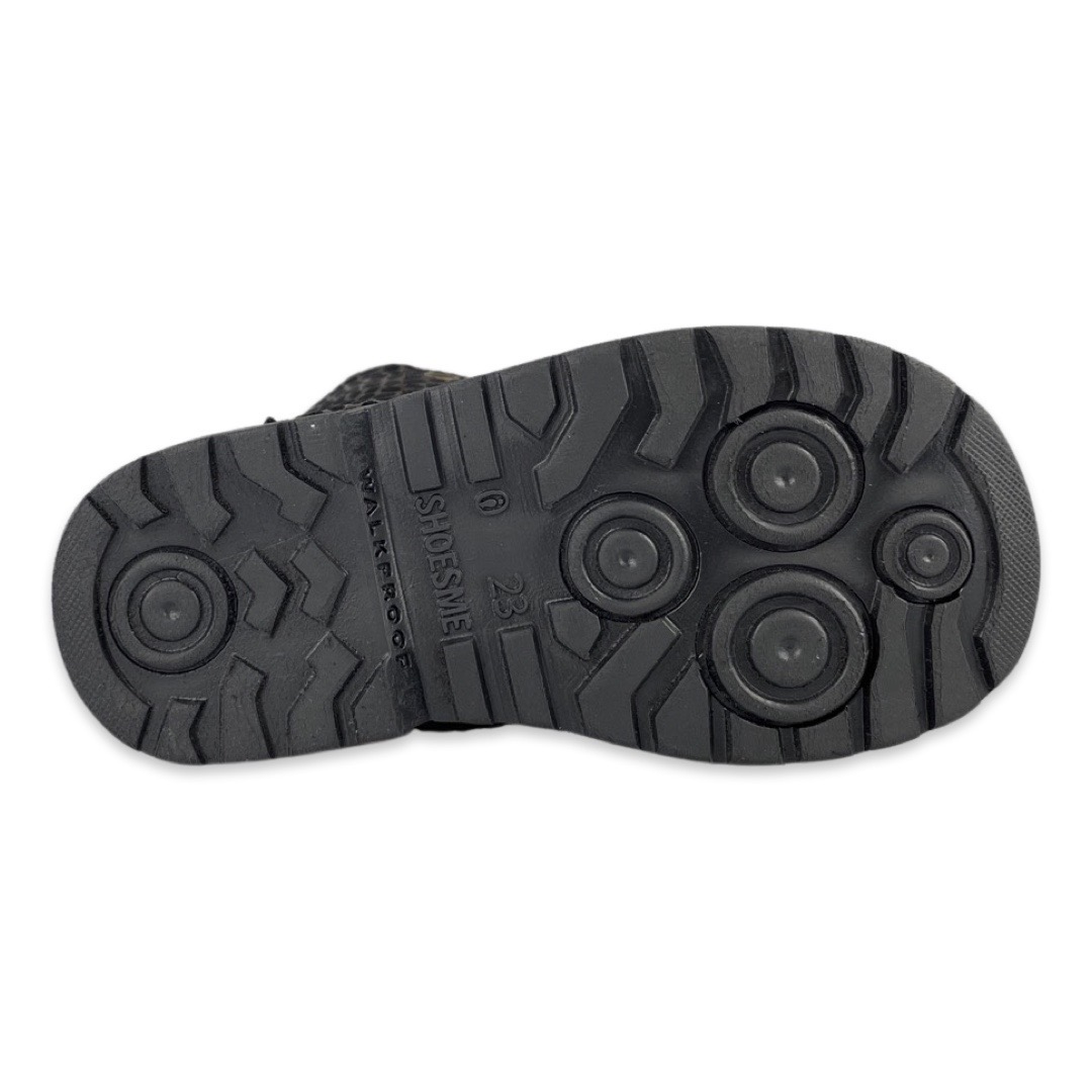 Shoesme DE22W094 Boot Dessert Bronze Black Dots