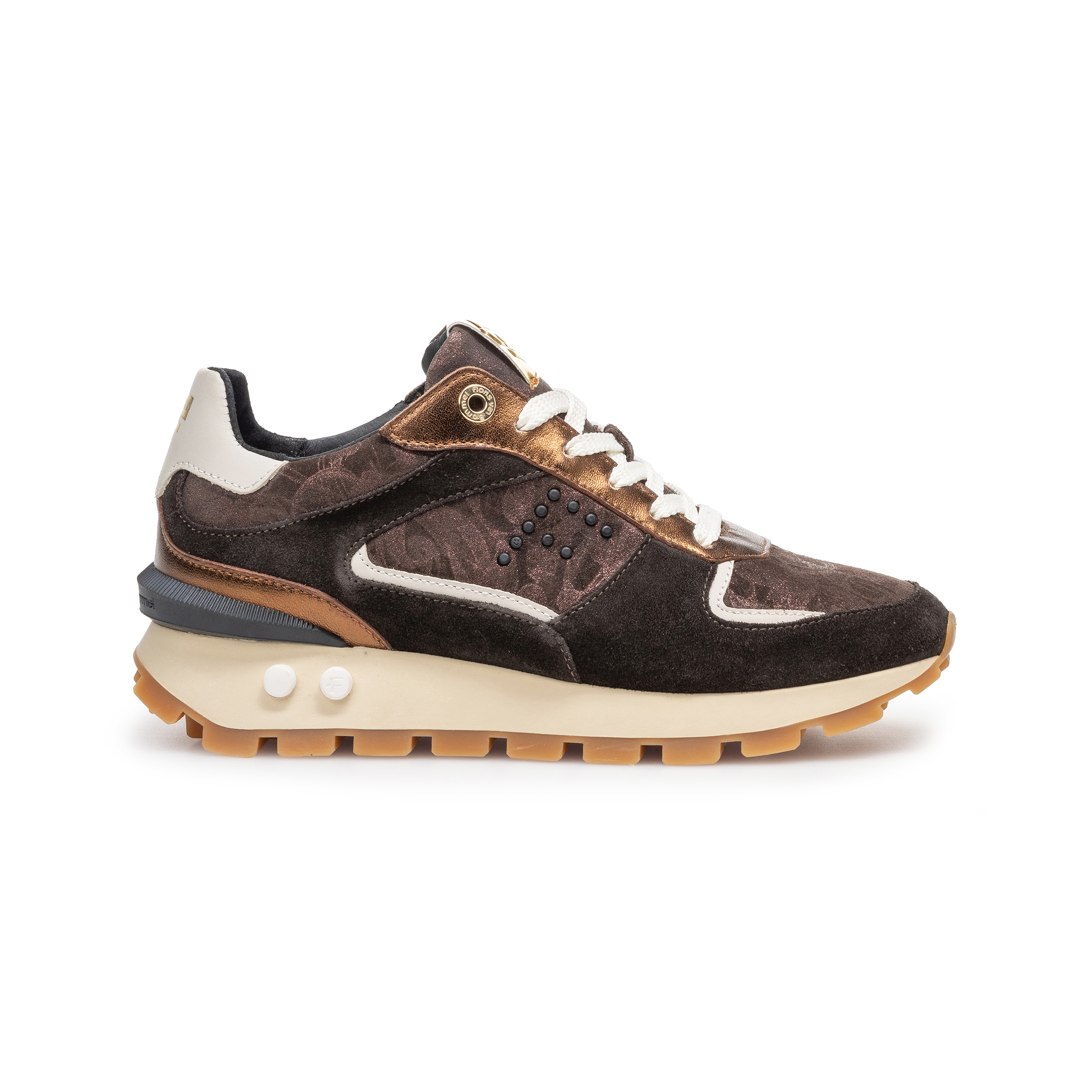 Floris van Bommel SFW-10084 Sneaker Blokki 05.07 Dark Brown G