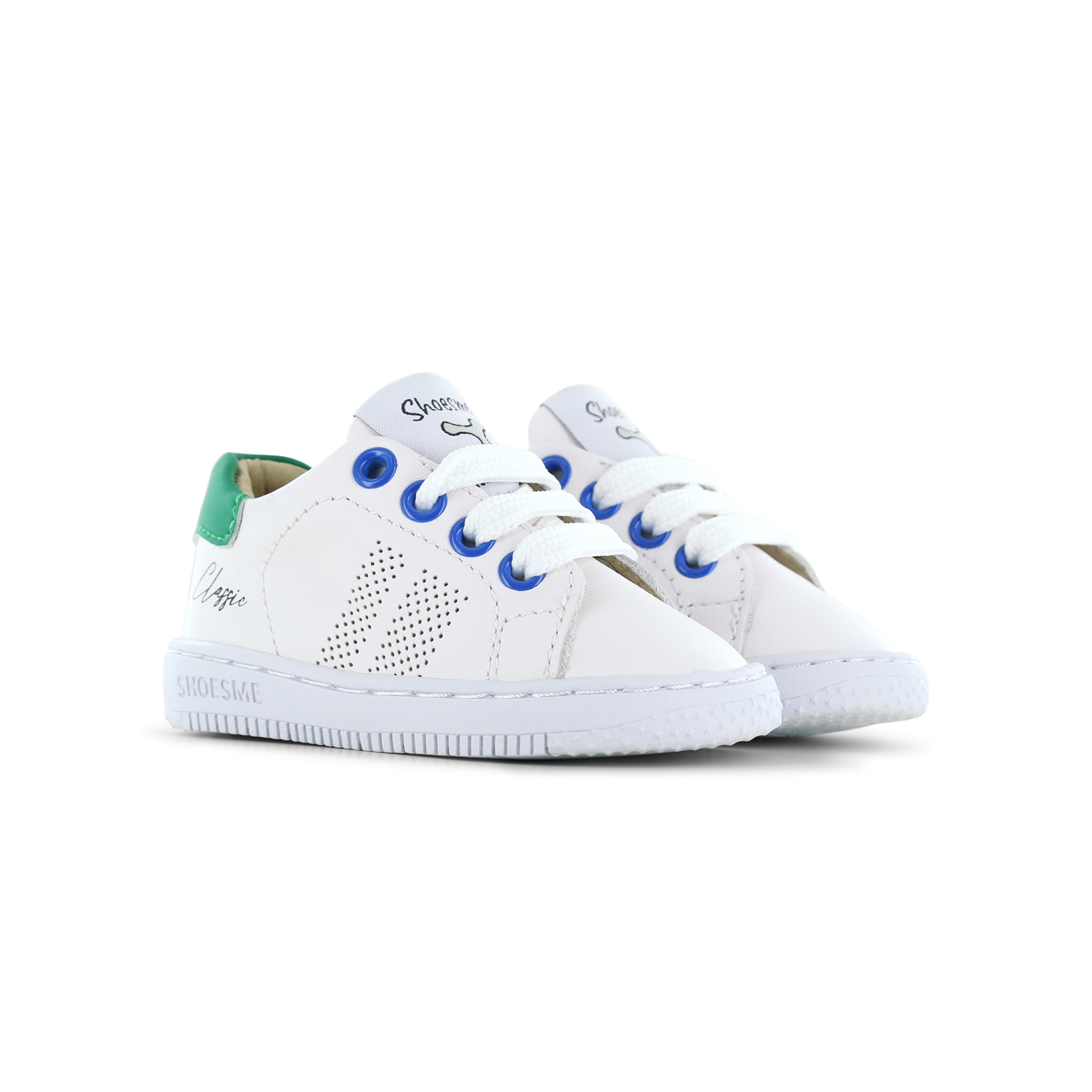 Shoesme BN24S010 Sneaker Basket White/Green