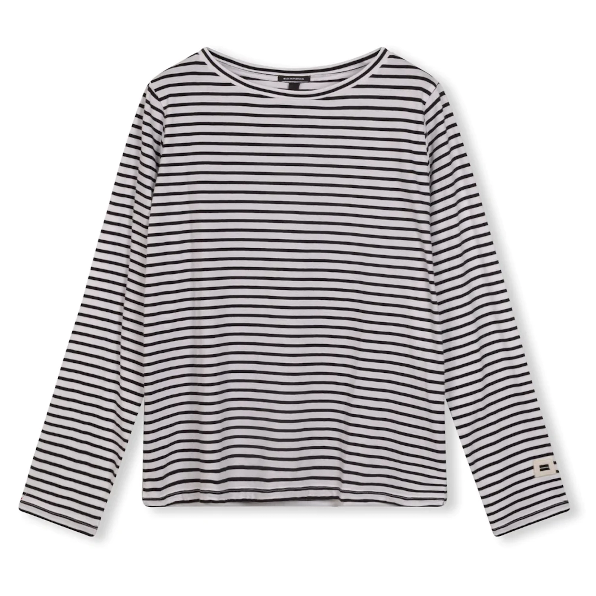 10Days Longsleeve Tee Stripe White/Black