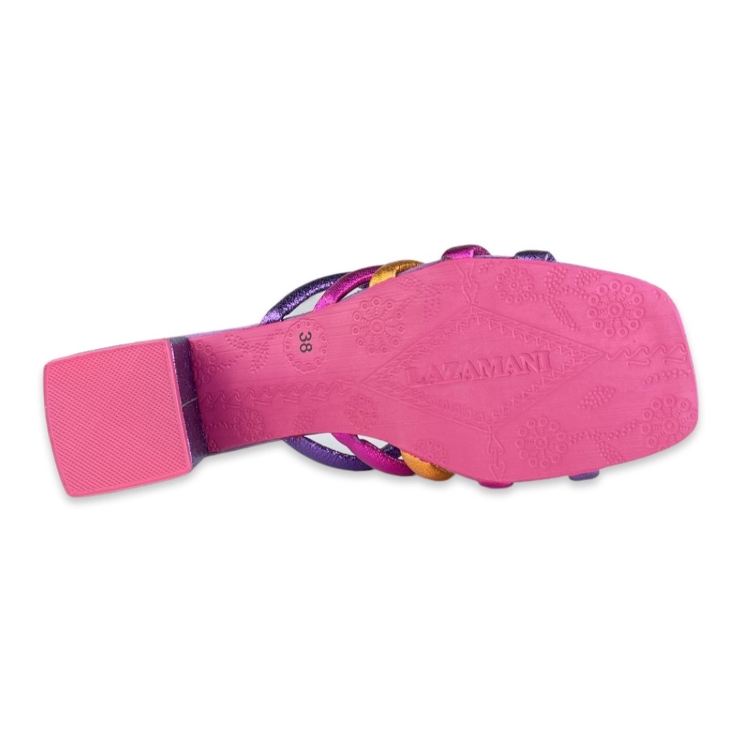 Lazamani LA85562 Slipper Purple Multi