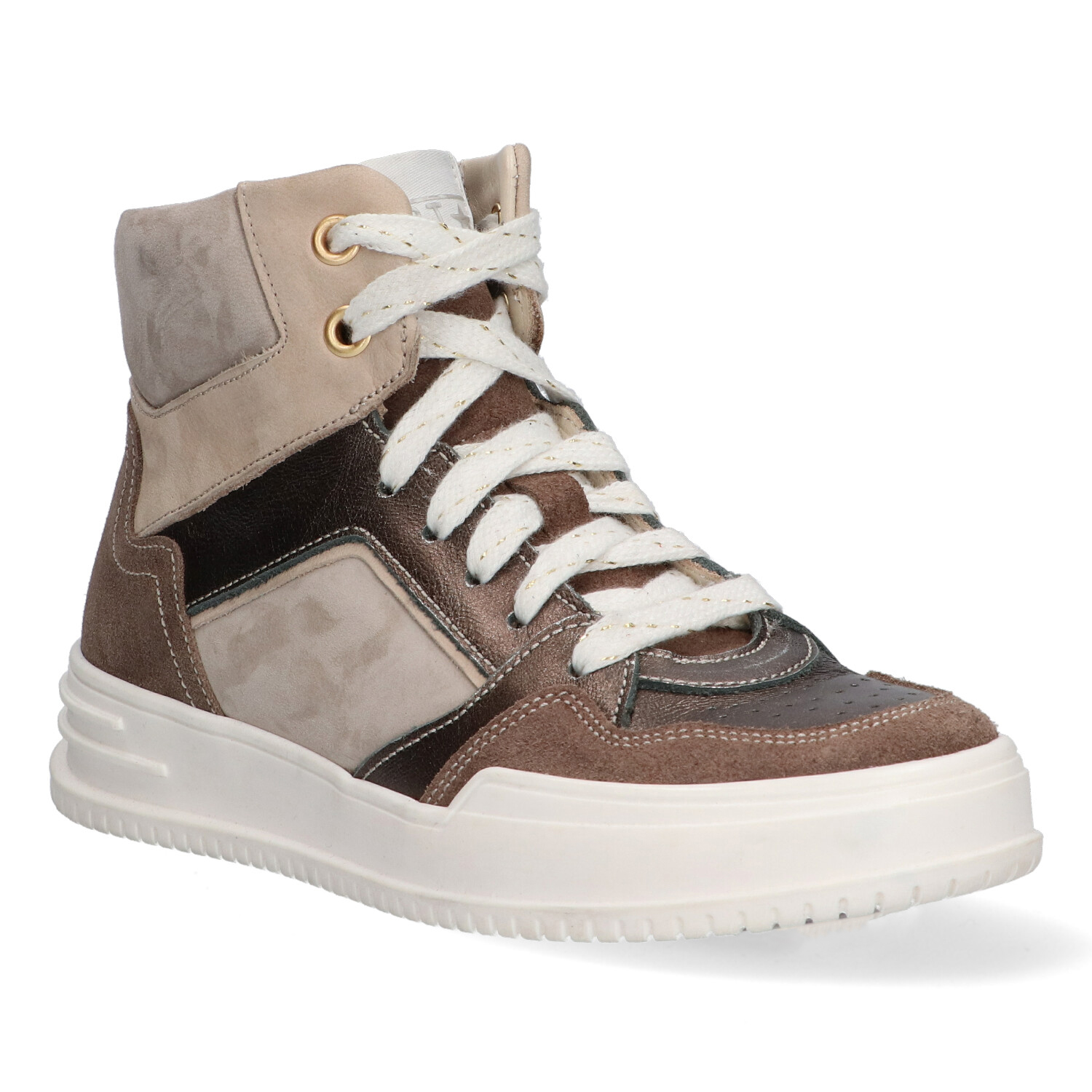 Twins 322701 Sneaker Chloe Cross Taupe 5