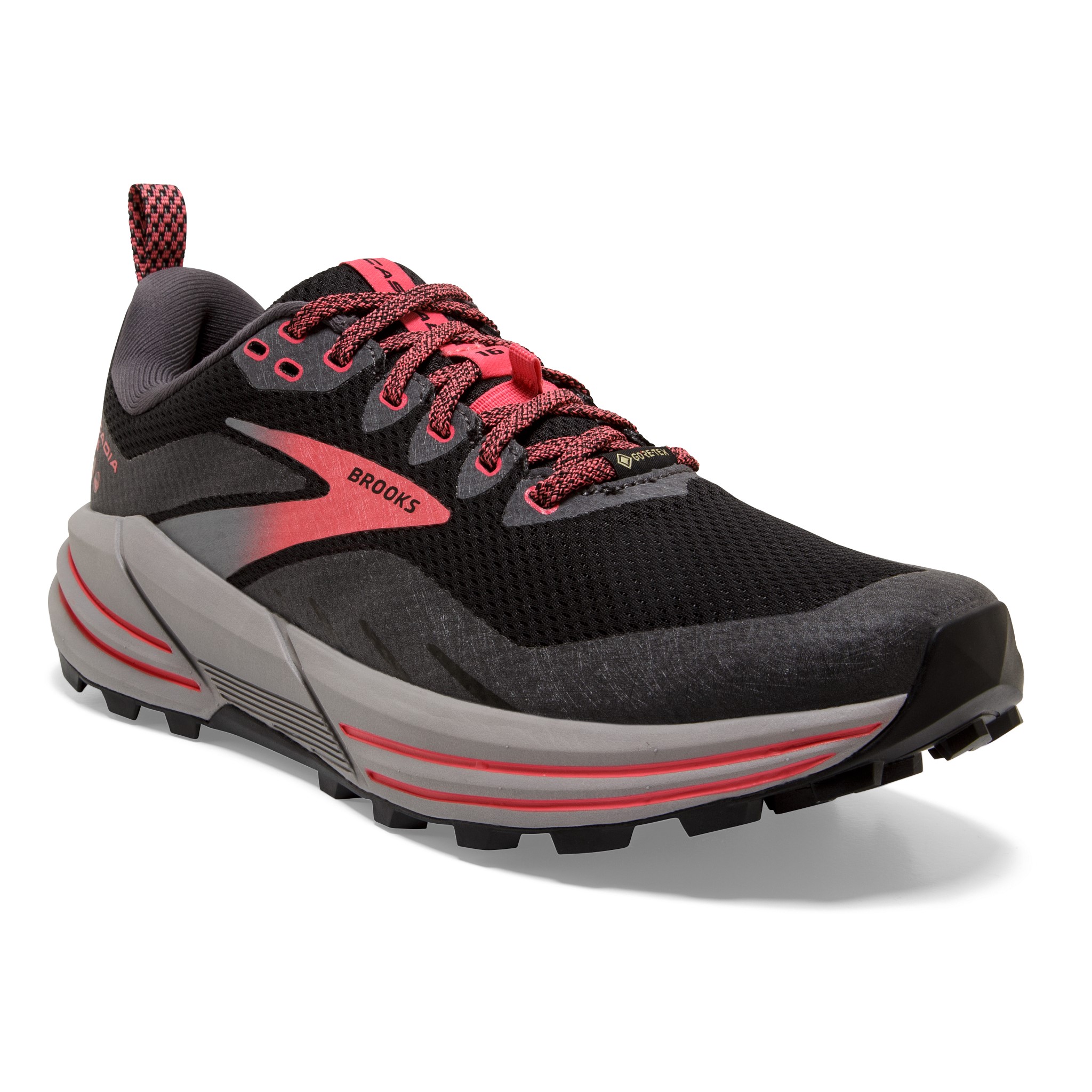 Brooks 120364 Cascadia 16 GTX Women Black/Blackened Pearl