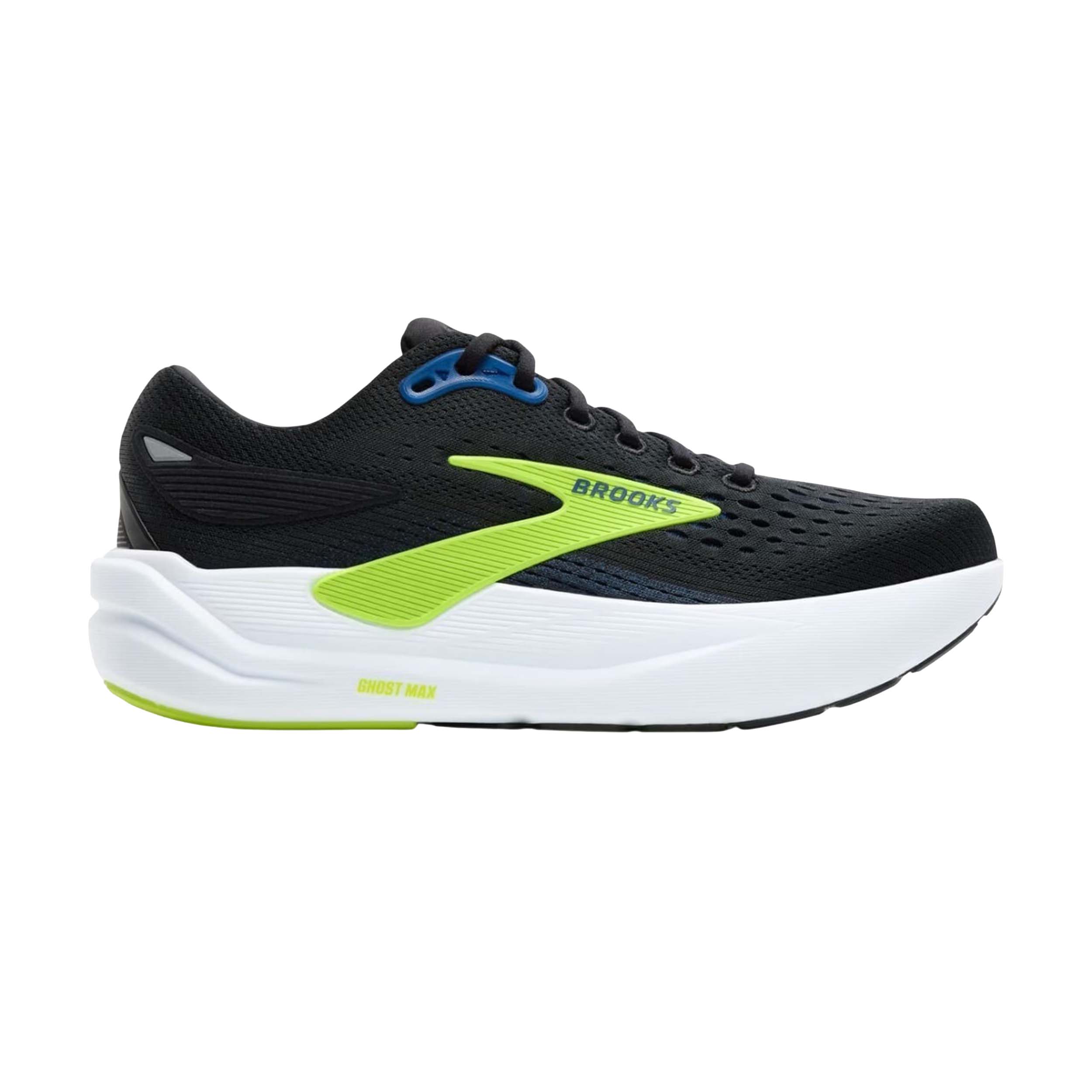 Brooks 110464 Ghost Max 3 Wide Men Black/Navy/Acid Lime