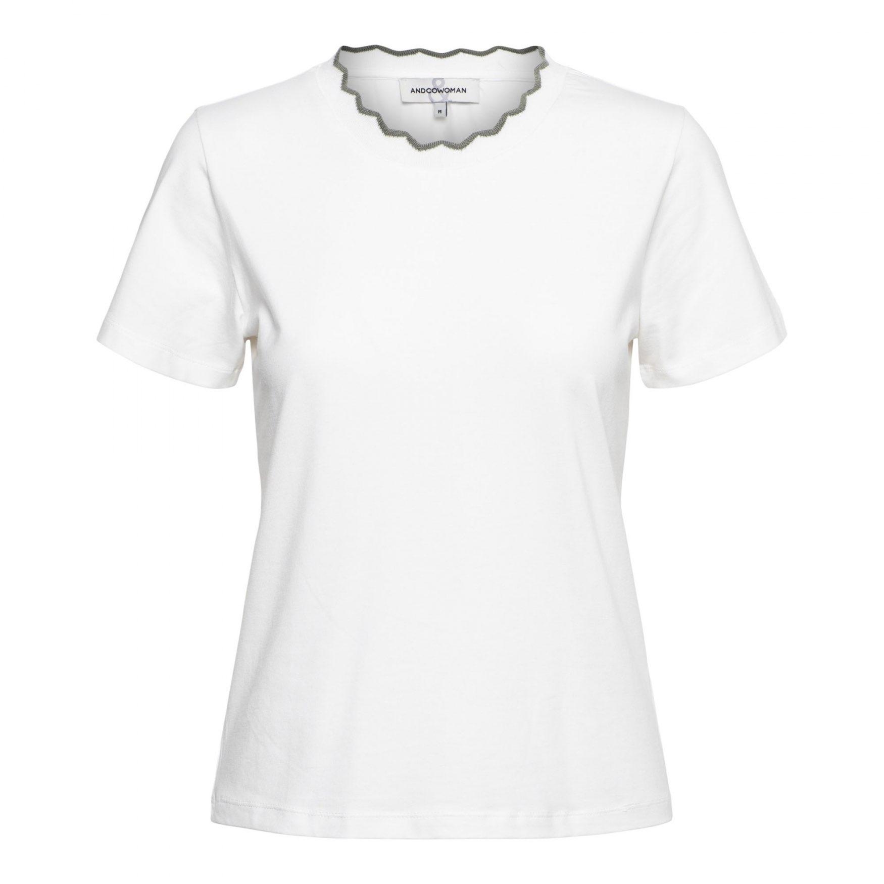 &Co TS266 Shirt Taia Offwhite/Khaki