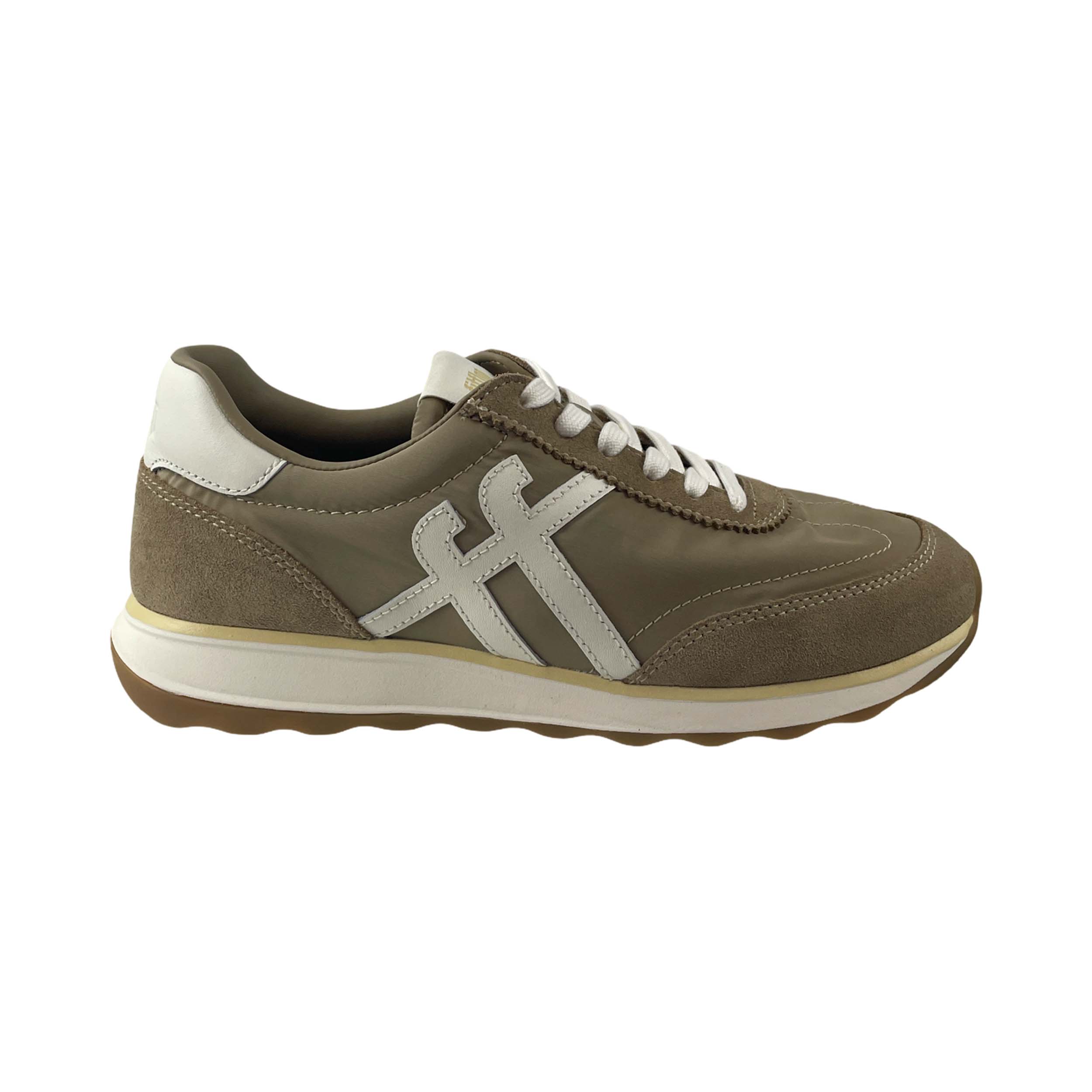 FitFlop A5P Sneaker Retro-Q Cherry Cappuccino/Cream