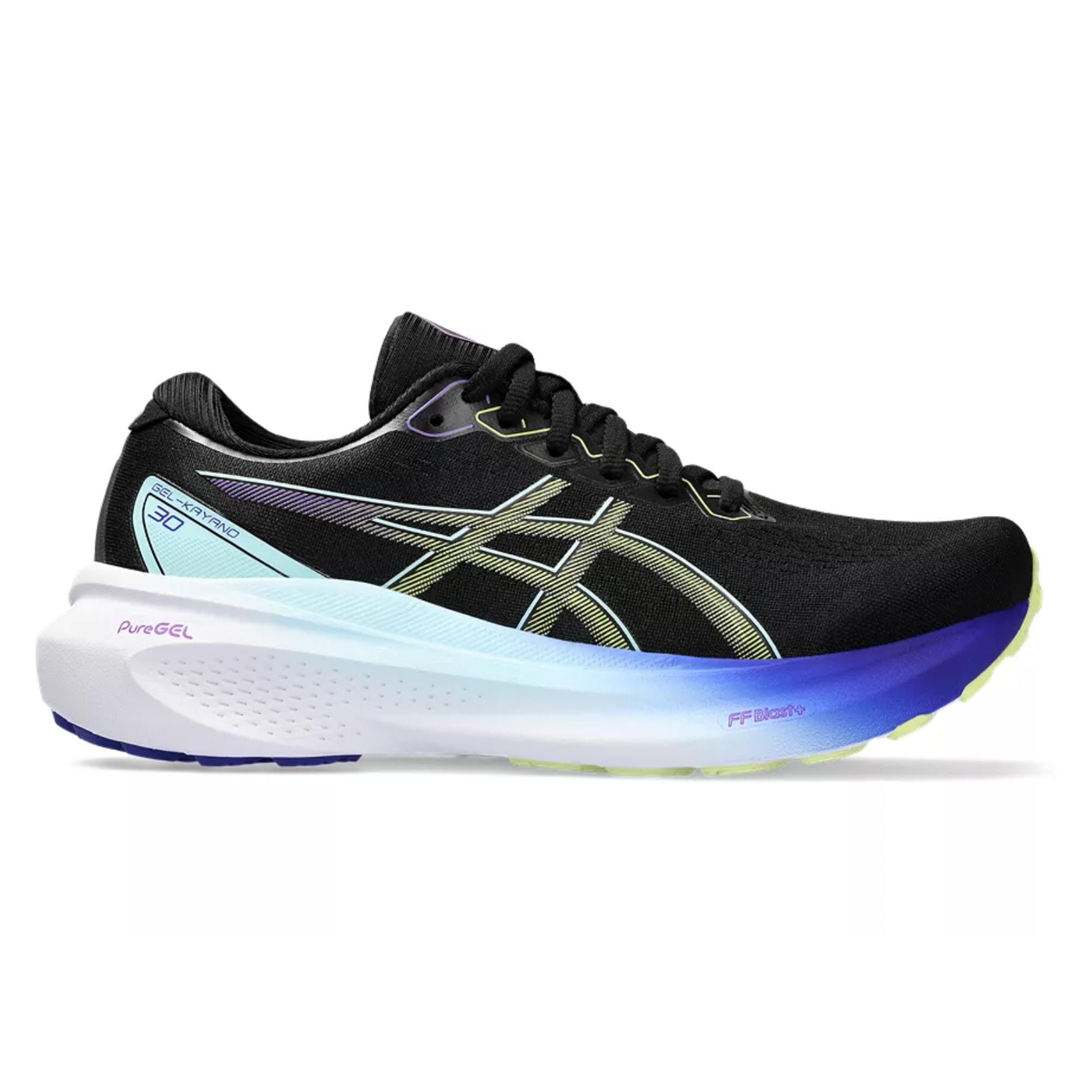 Asics 1012B357 Gel-Kayano 30 Women Black/Glow Yellow