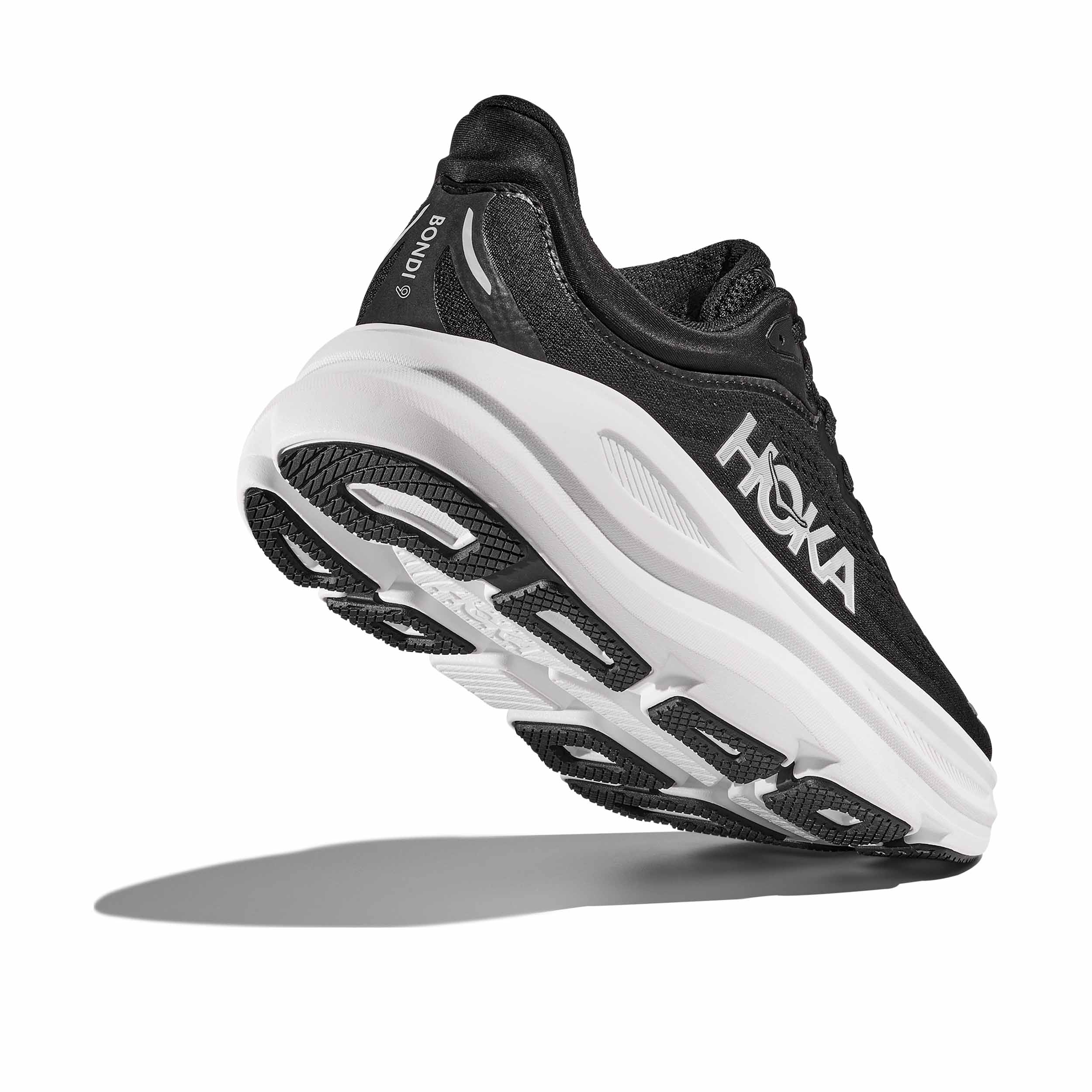 Hoka 1162013 Bondi 9 Men Black/White Wide