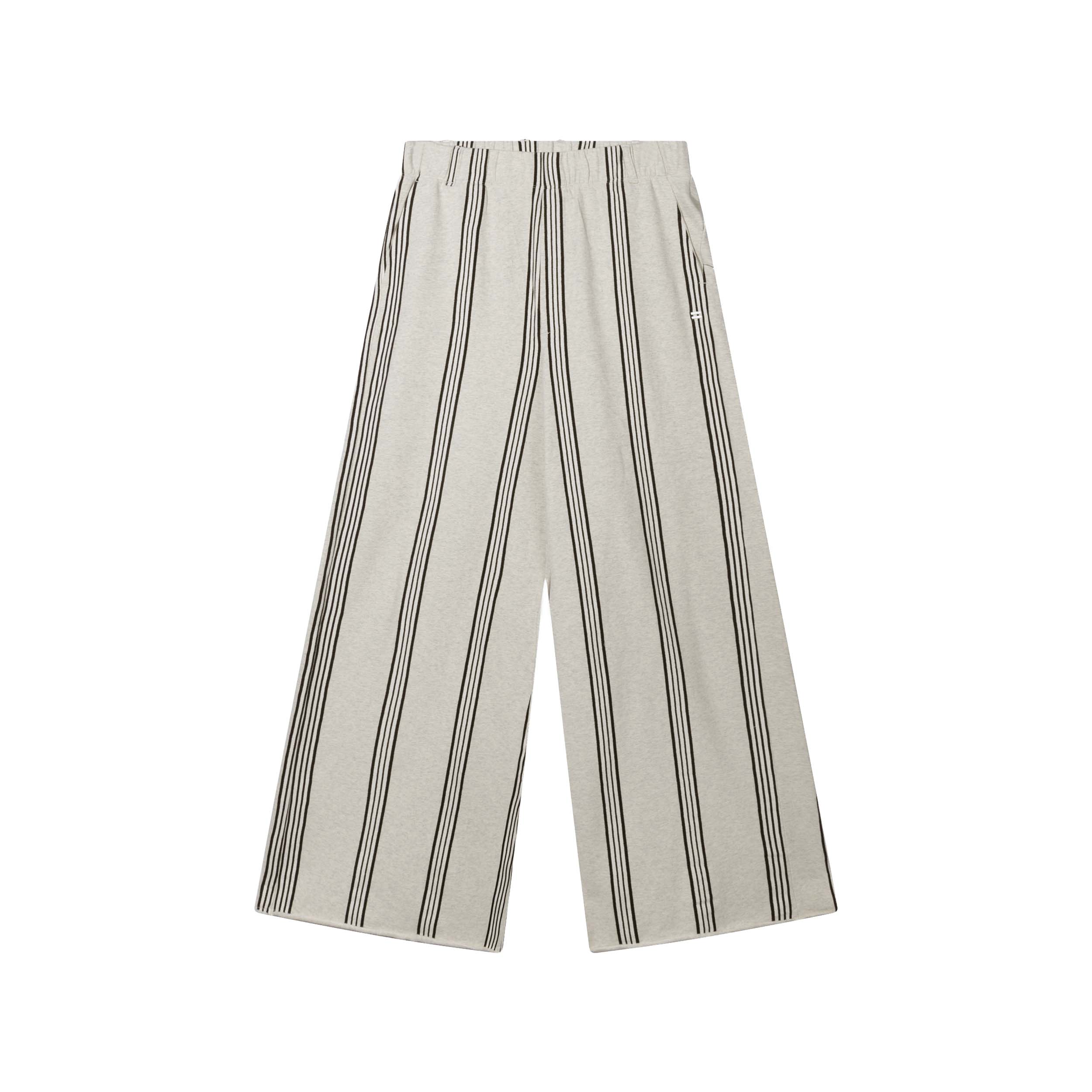 10DAYS 20-011-6202 Broek Wide Leg Stripes Soft White Melee