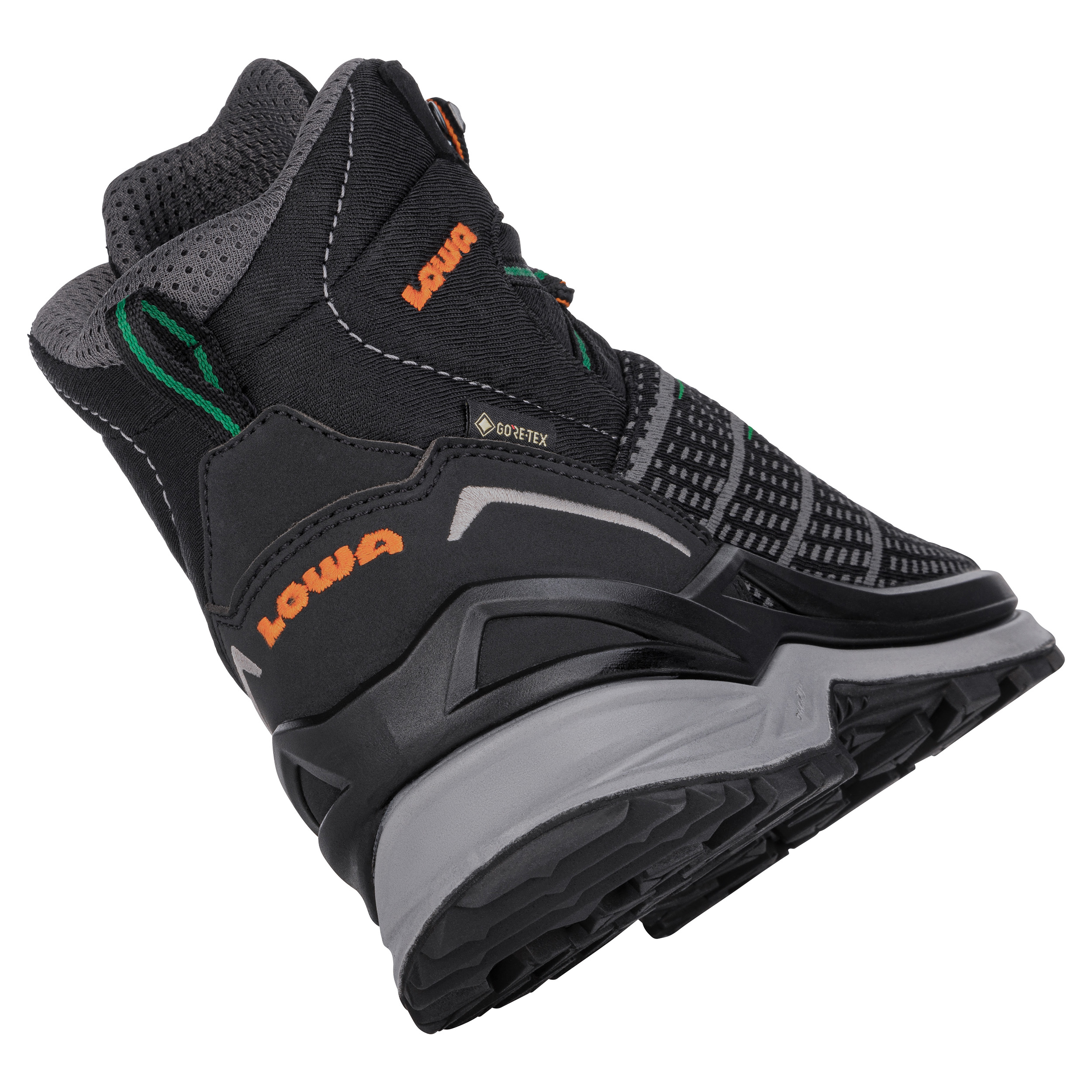 Lowa 510627 Ferrox N4D GTX Mid Zwart/Groen