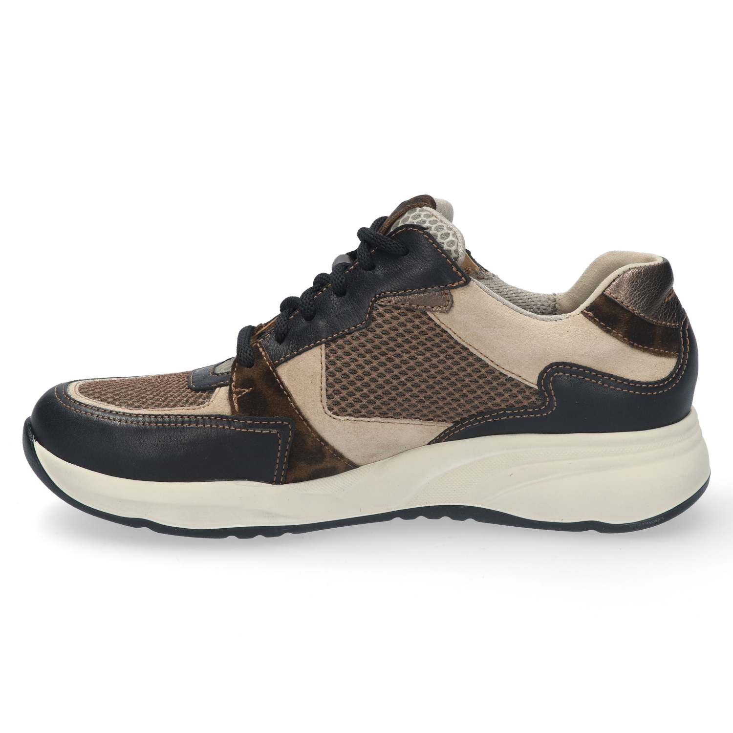 Durea 6295 Sneaker Zwart/Seppia H