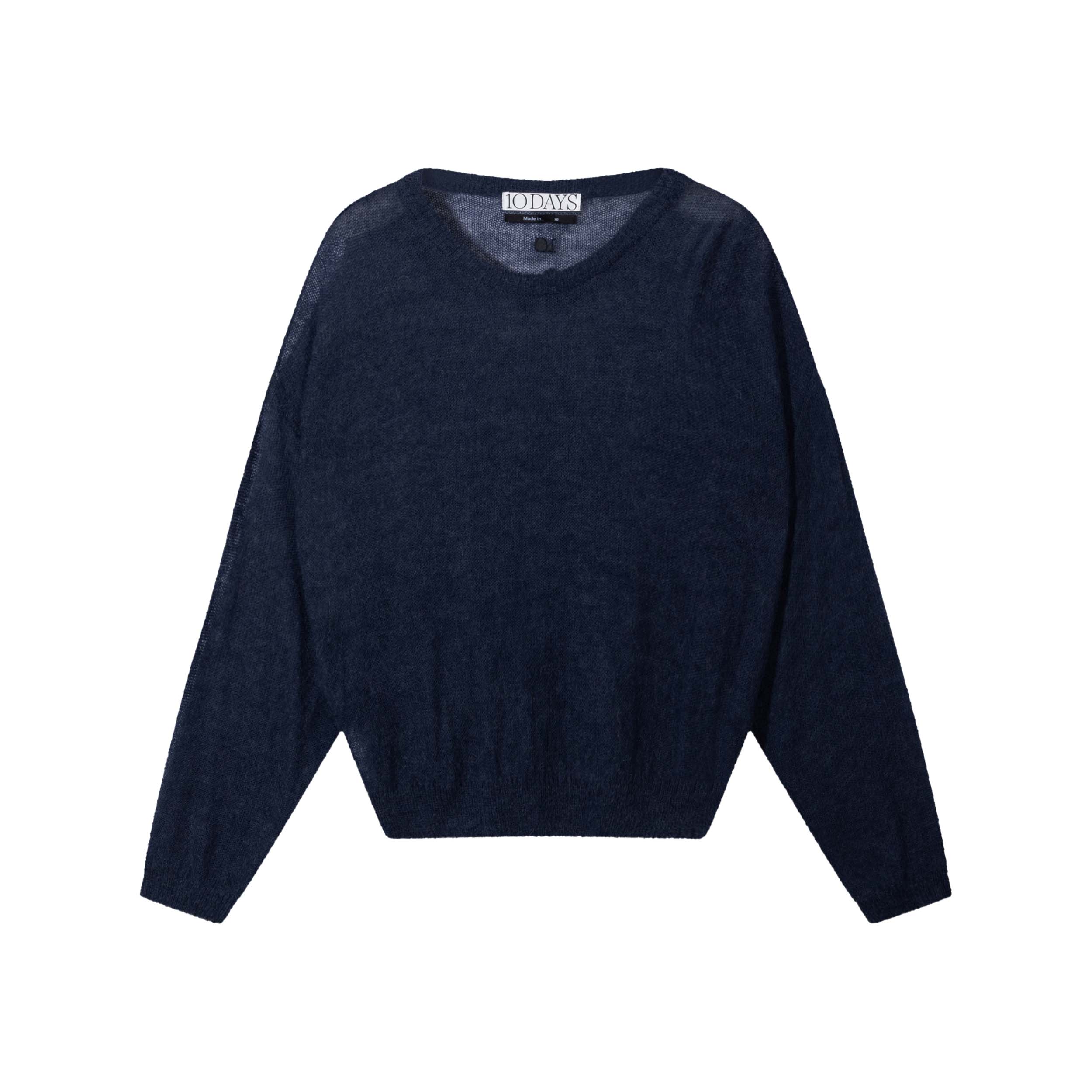 10DAYS 20-608-5201 Trui Knit Yale Blue