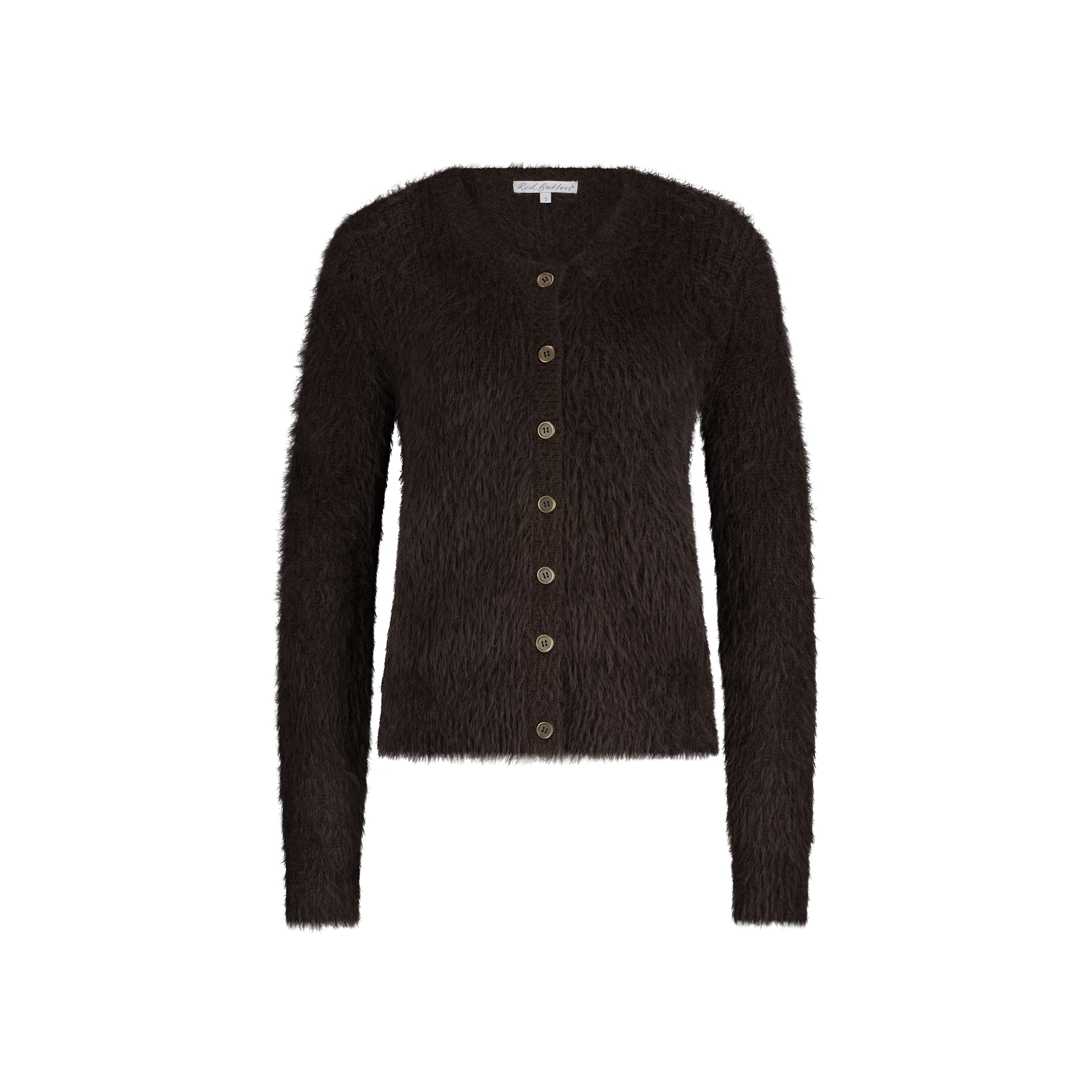 Red Button SRB4643 Vest Fuzzy Espresso