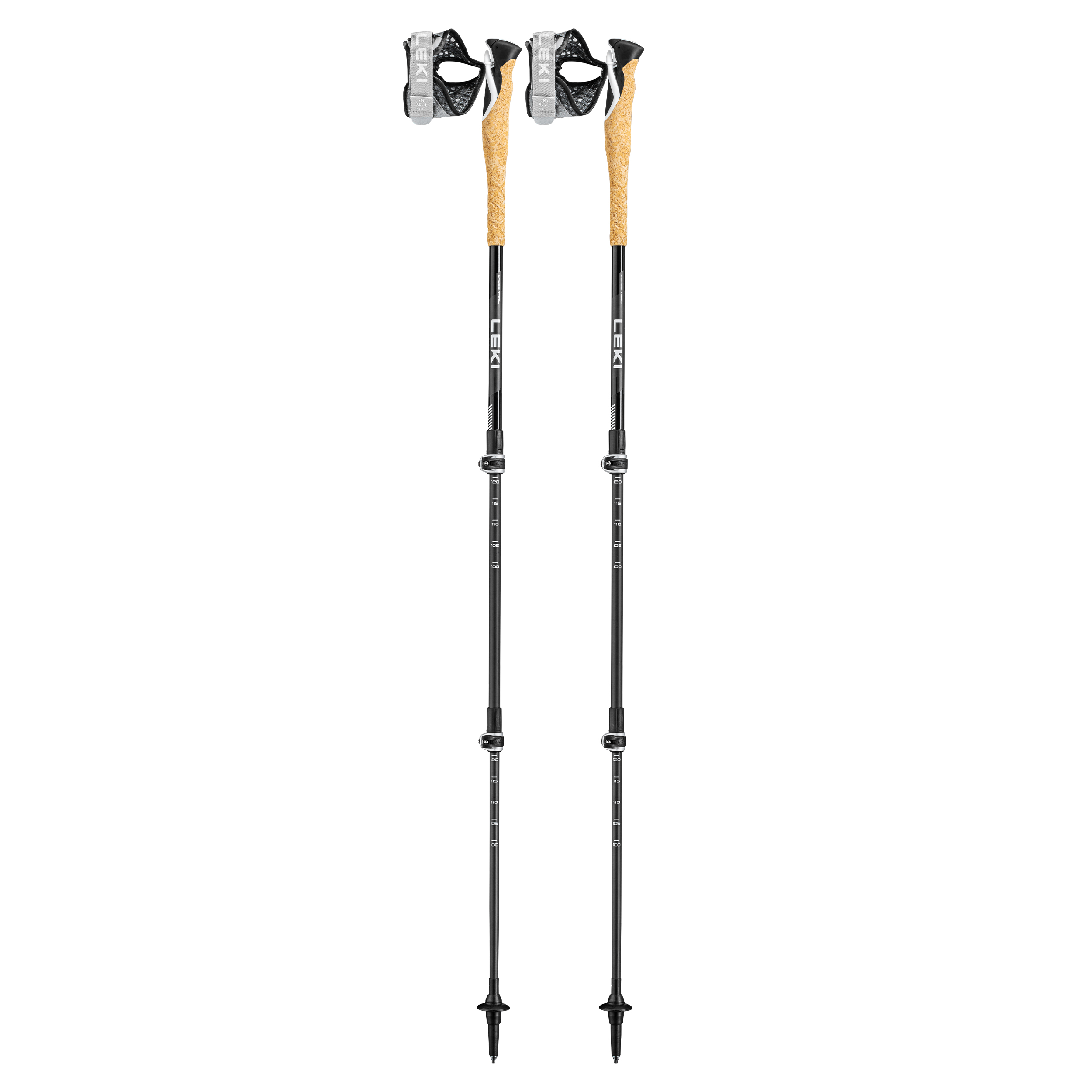 Leki 65226421 Wandelstokken Cross Trail Lite Carbon Black/White/Natural