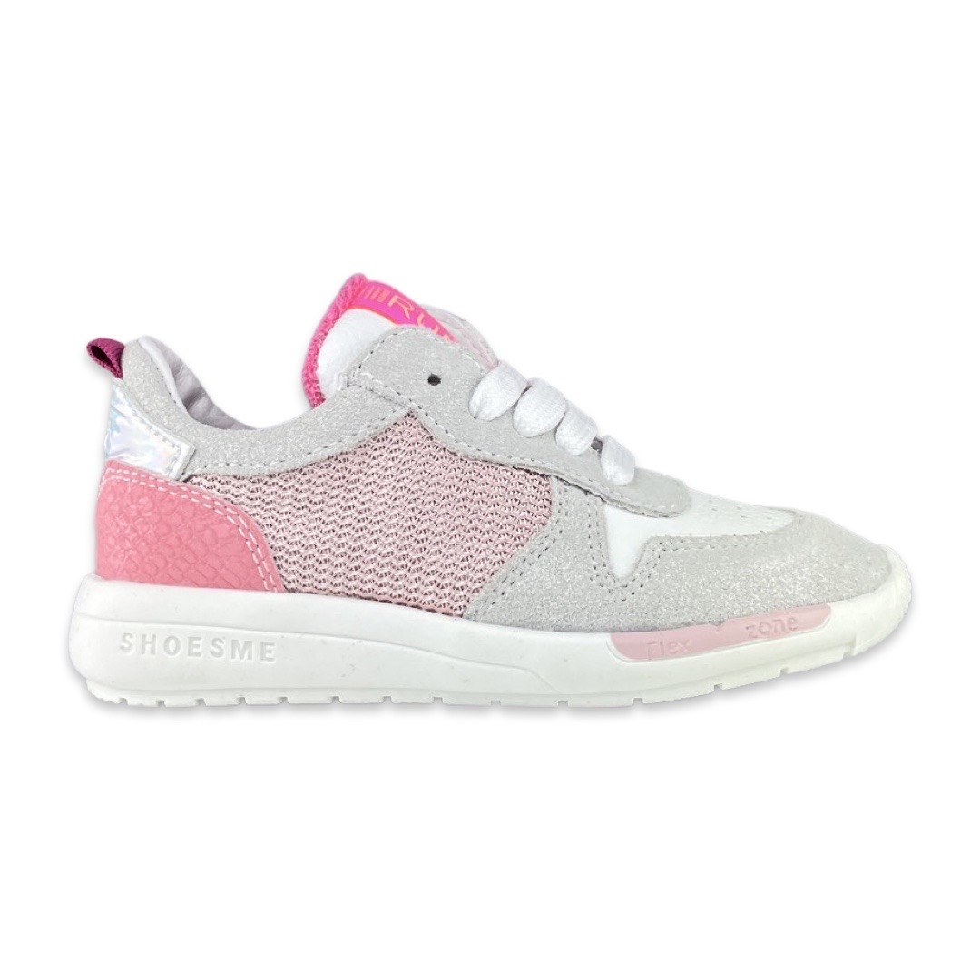 Shoesme RF23S029 Sneaker Runflex Pink/Silver