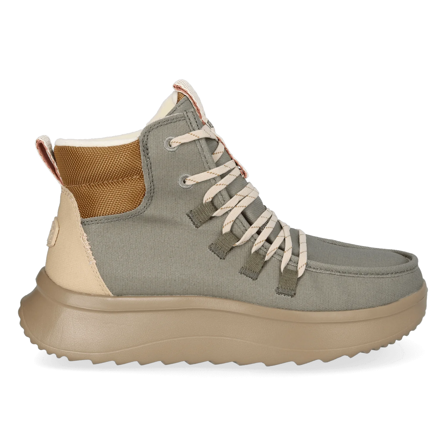 HEYDUDE HD41990 Boot Wendy Peak Apres Coated Twill Olive