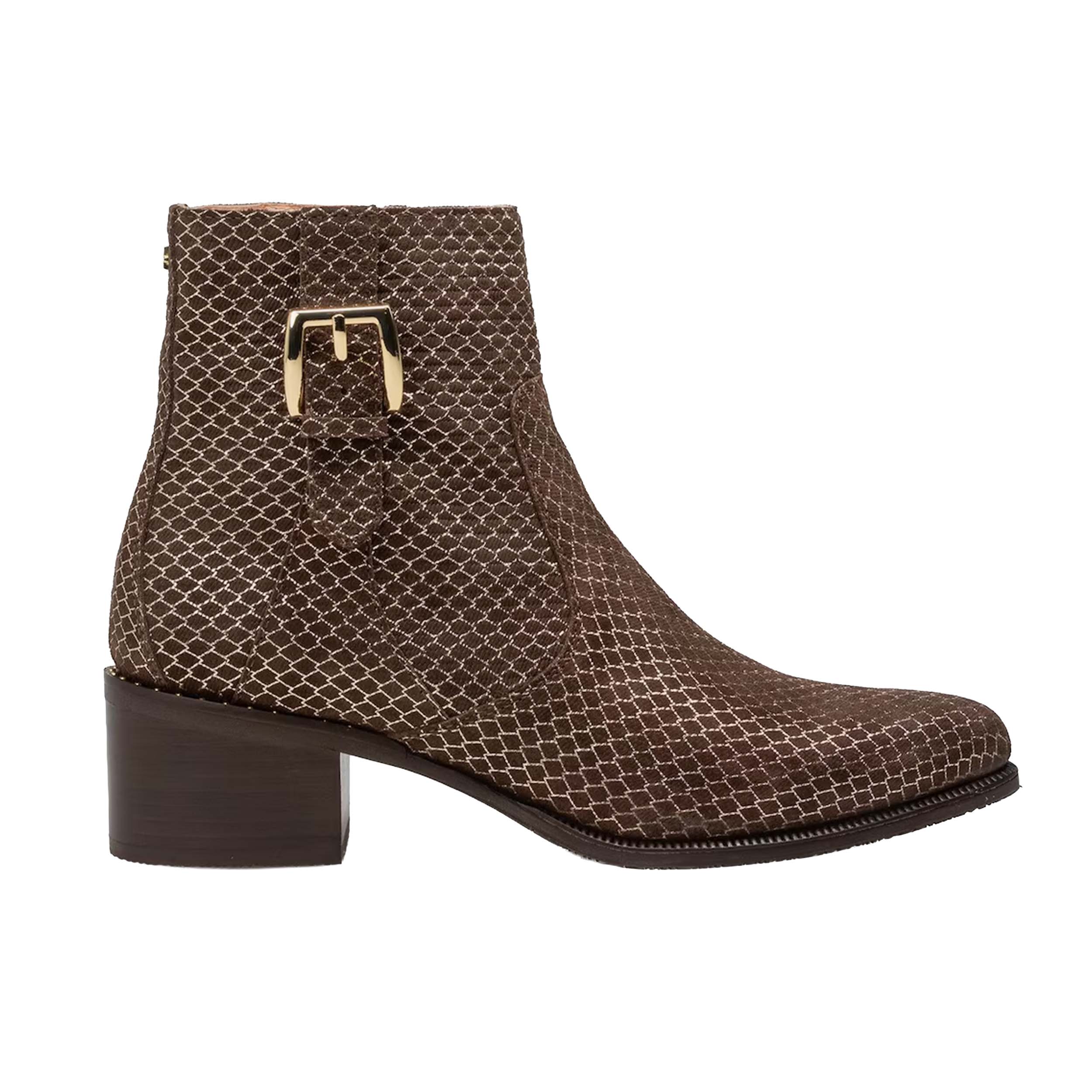 Floris van Bommel SFW-50065 Enkellaars Evi 05.08 Dark Brown G