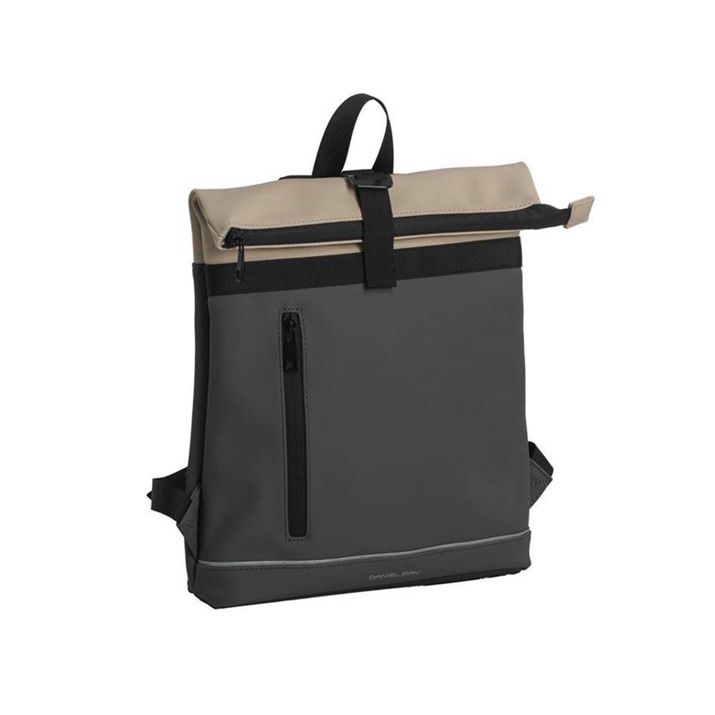Daniel Ray 1468 Rolltop Rugtas Seattle Donkergrijs/Khaki
