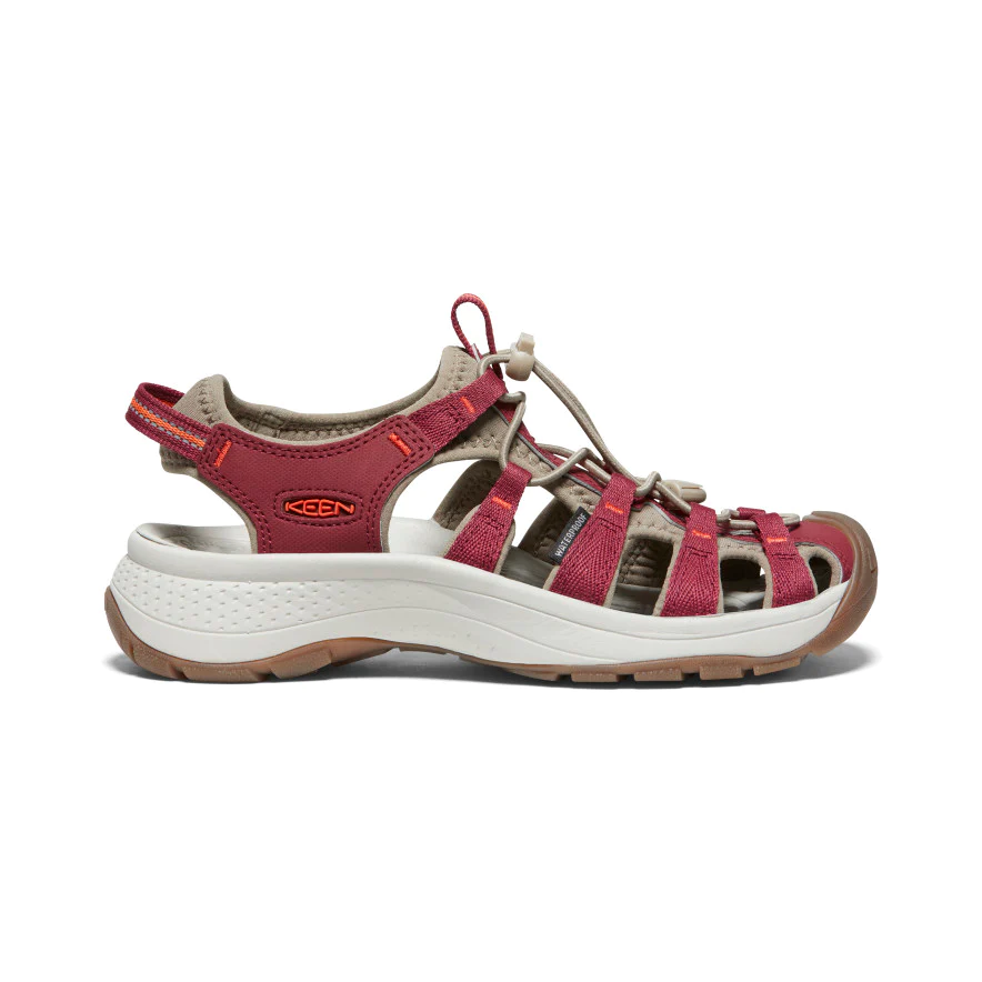 Keen  K1027166 Sandaal Astoria West Women Merlot/Scarlet Ibis