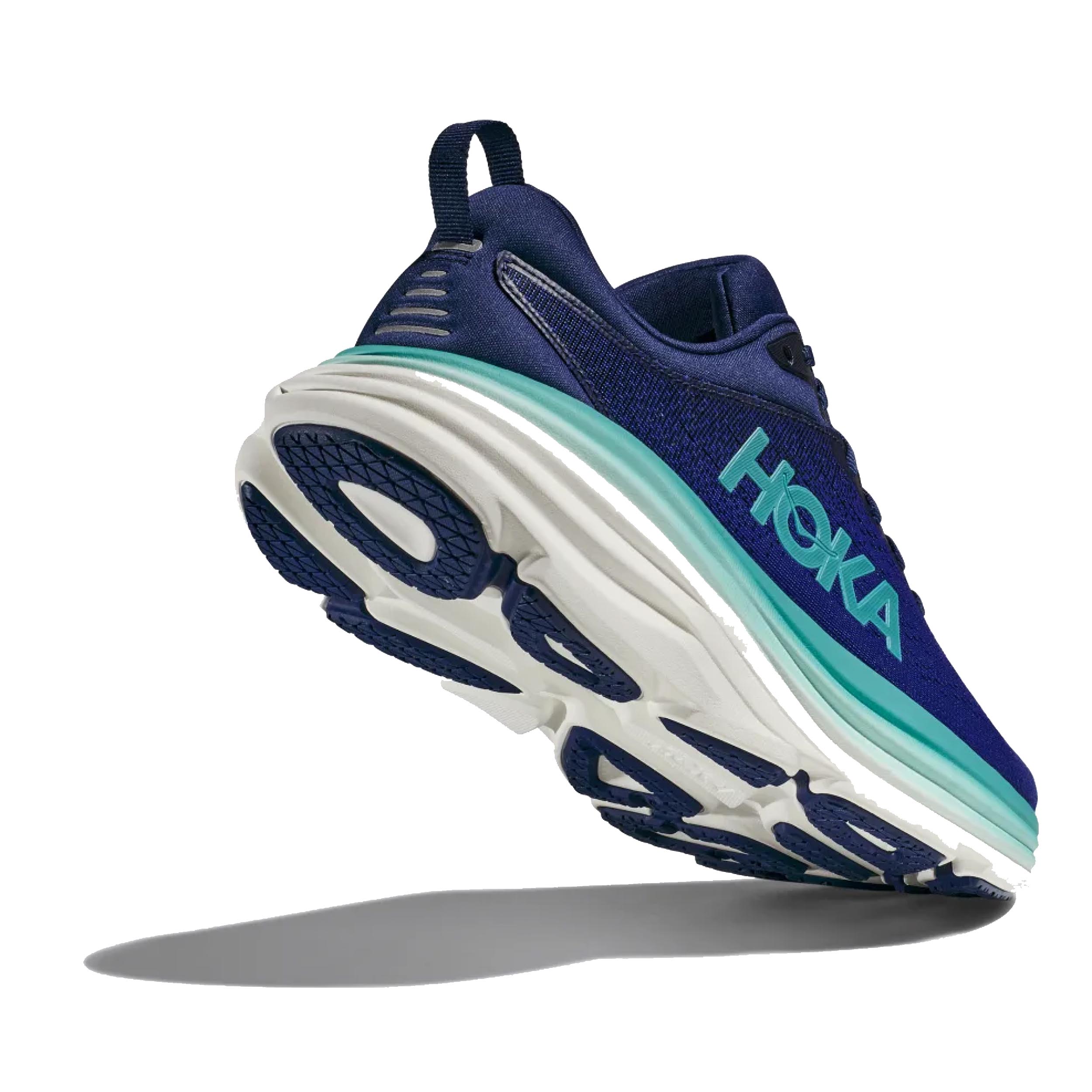 Hoka 1127952 Bondi 8 Women Bellwether Blue/Evening Sky