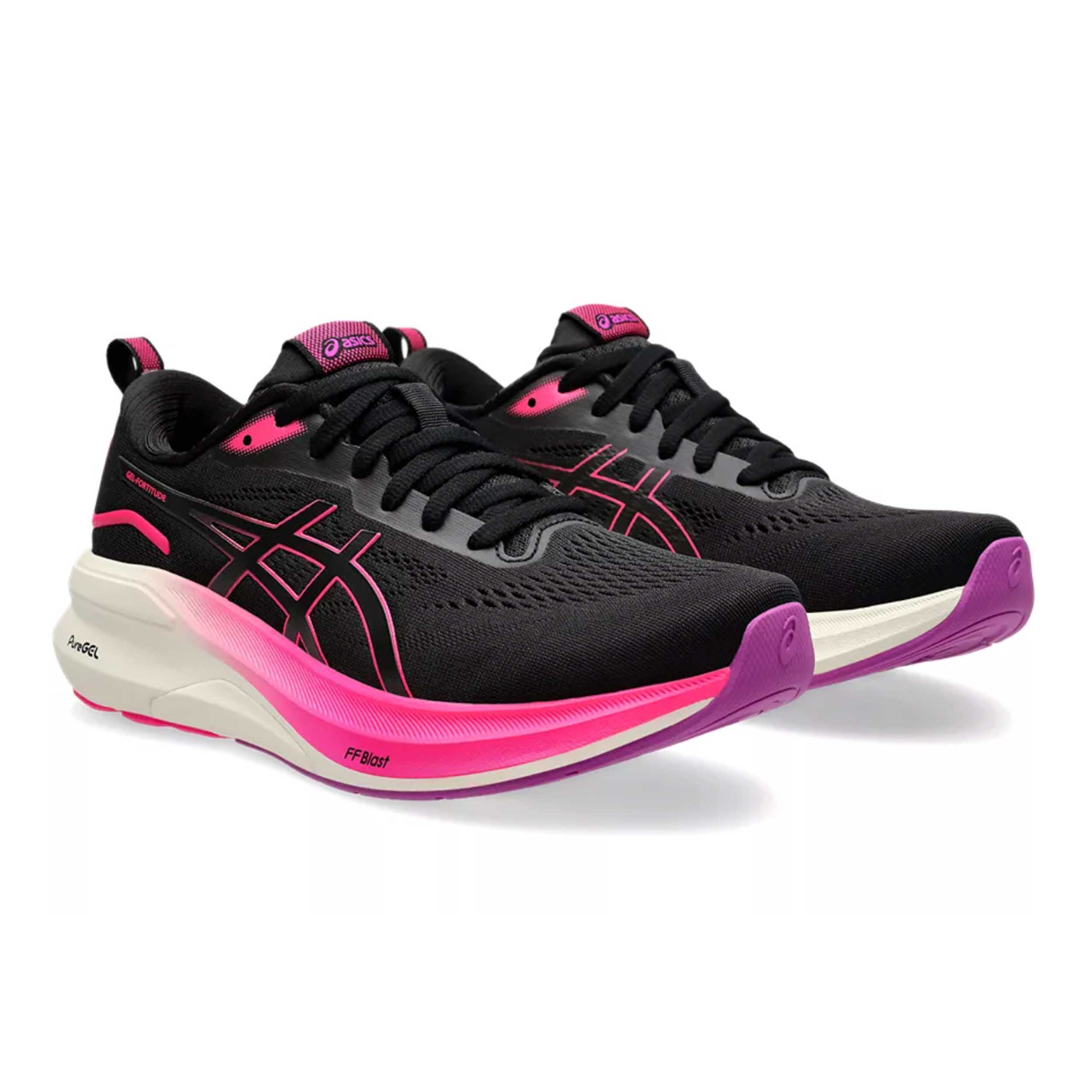 Asics 1012B781 Gel-Fortitude Women Black/Pink Glo