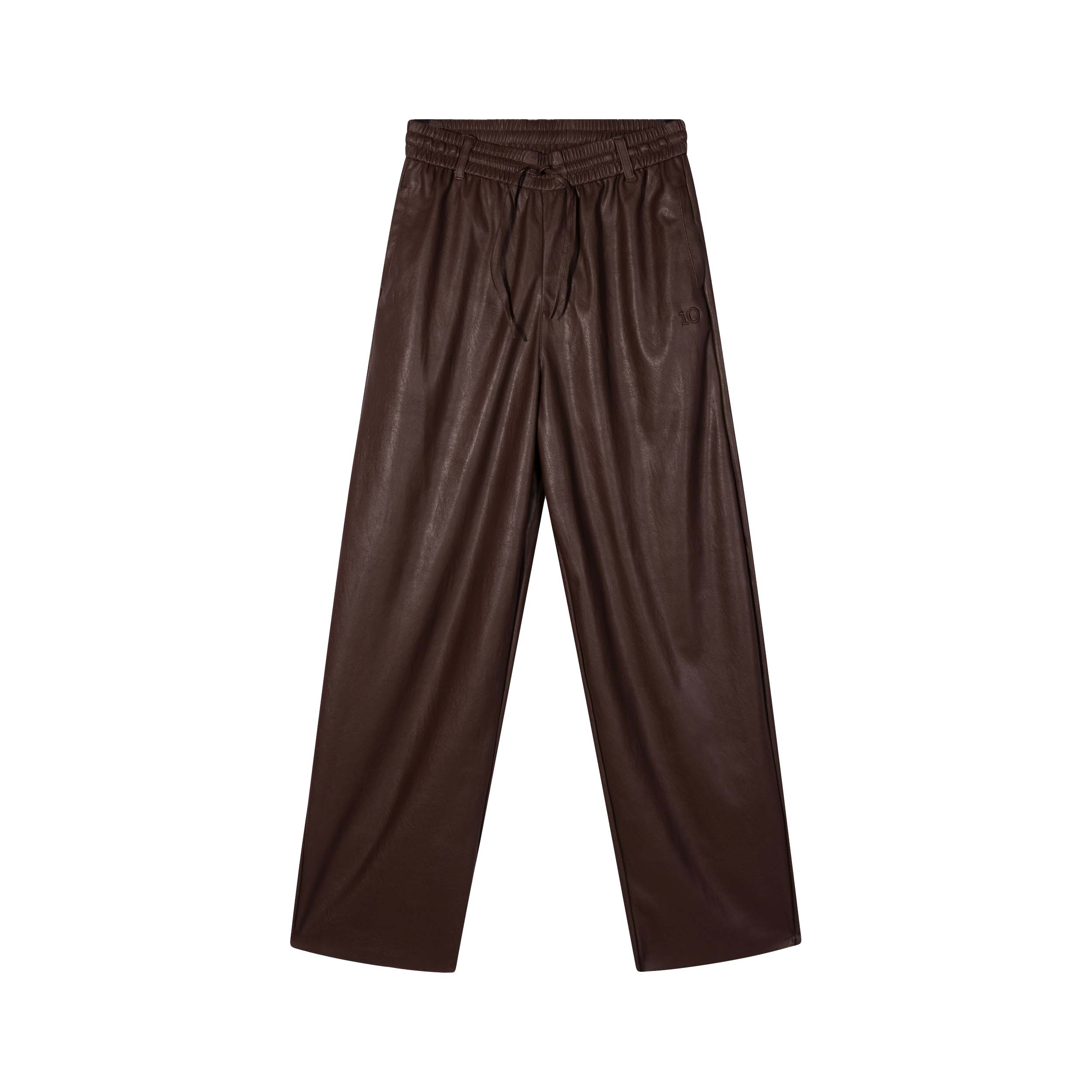 10DAYS 20-039-5204 Broek Faux Leather Deep Wine 10DAYS 20-039-5204 Broek Faux Leather Deep Wine