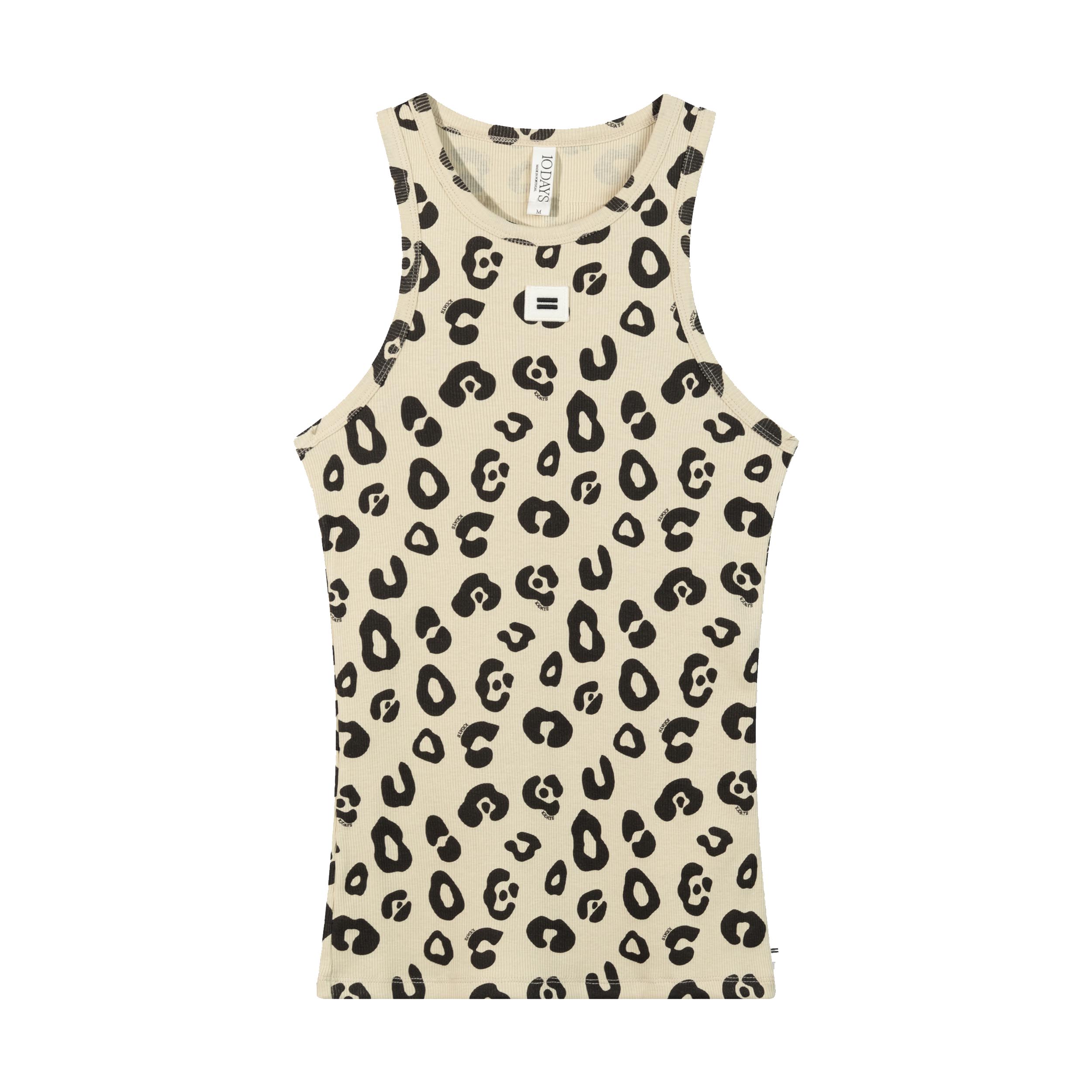 10DAYS 20-464-4204 Top Rib Leopard Oyster