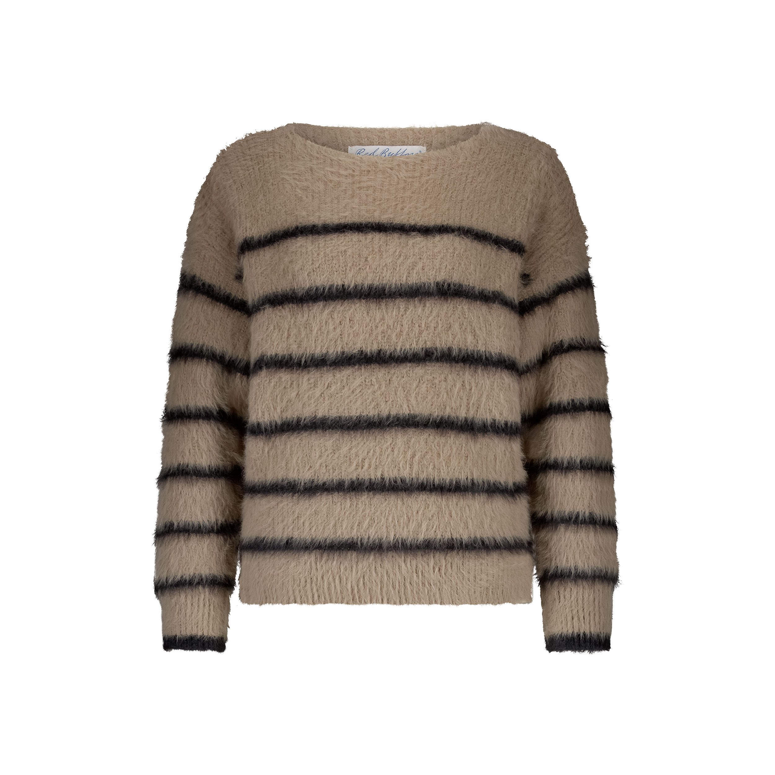 Red Button SRB4616 Trui Fuzzy Latte/Black