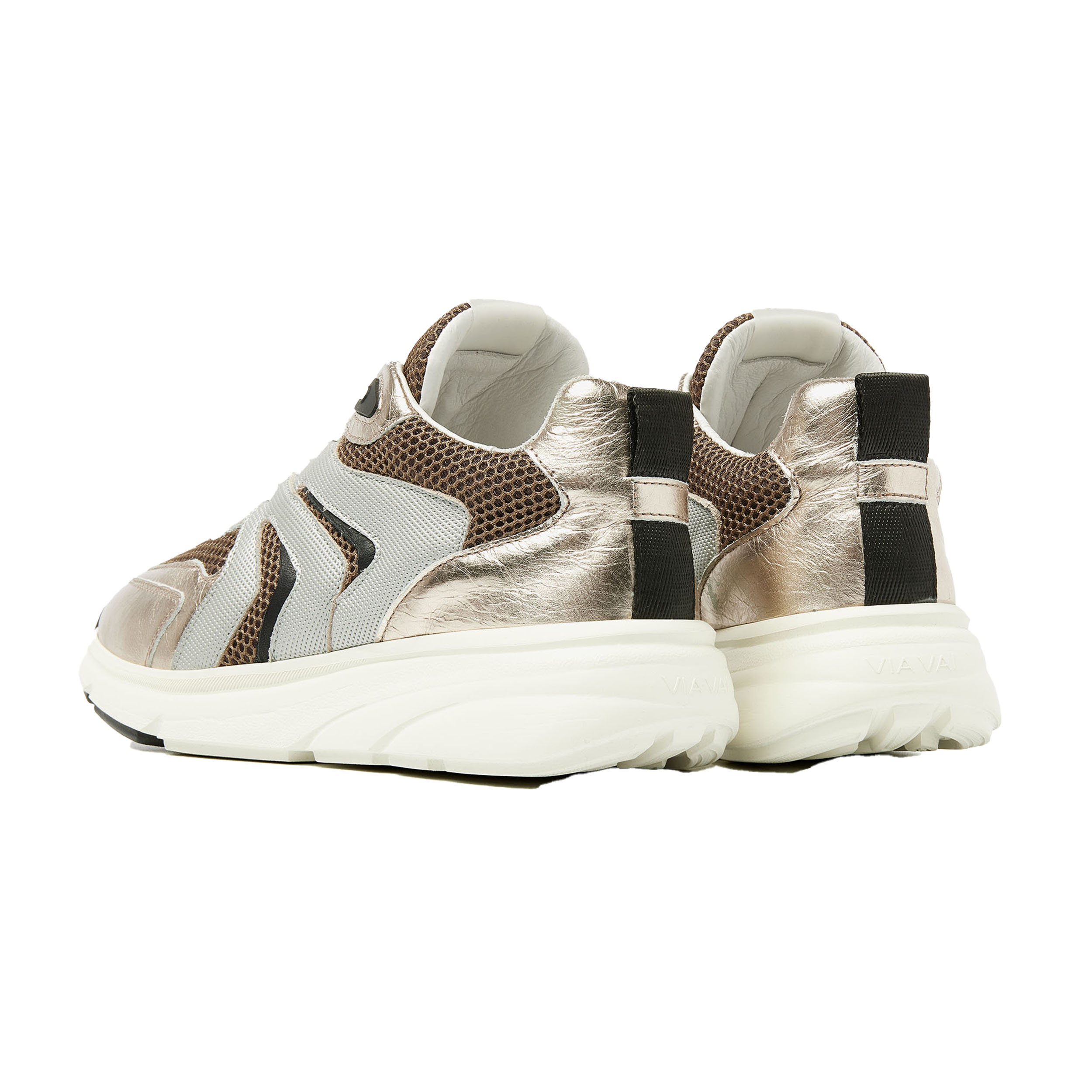 VIA VAI 62027 Sneaker Vic Taylor Platino