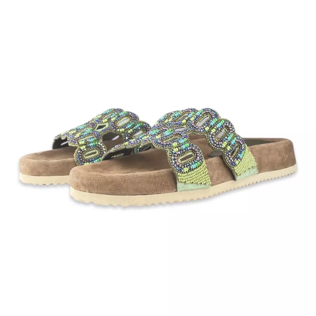 Lazamani LA75391 Slipper Strass Olive