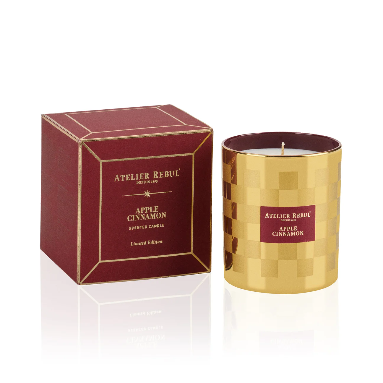 Atelier Rebul 890 Apple Cinnamon Scented Candle New Year 2025 210GR