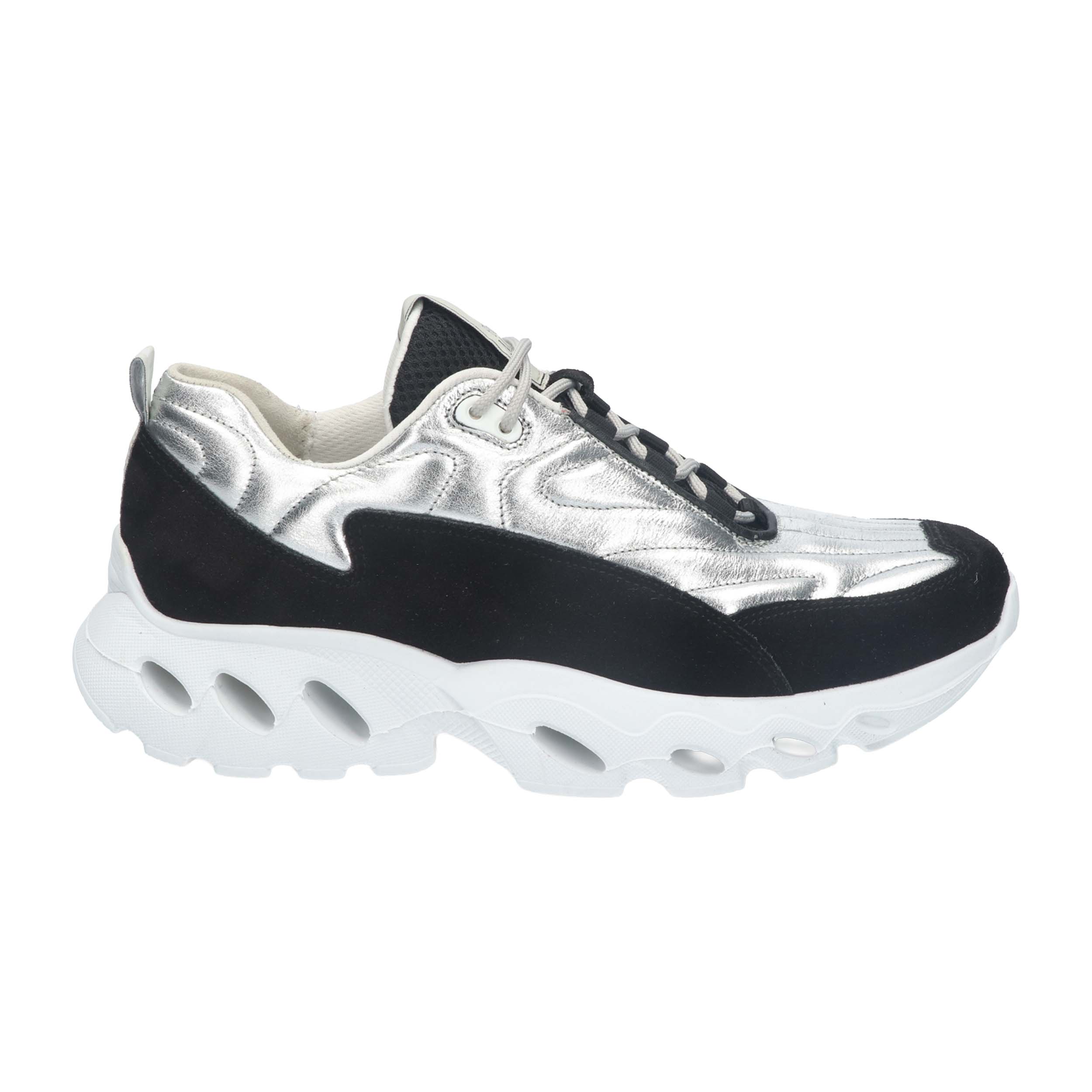 Durea 6311 Sneaker FlowMotion Zwart/Zilver K