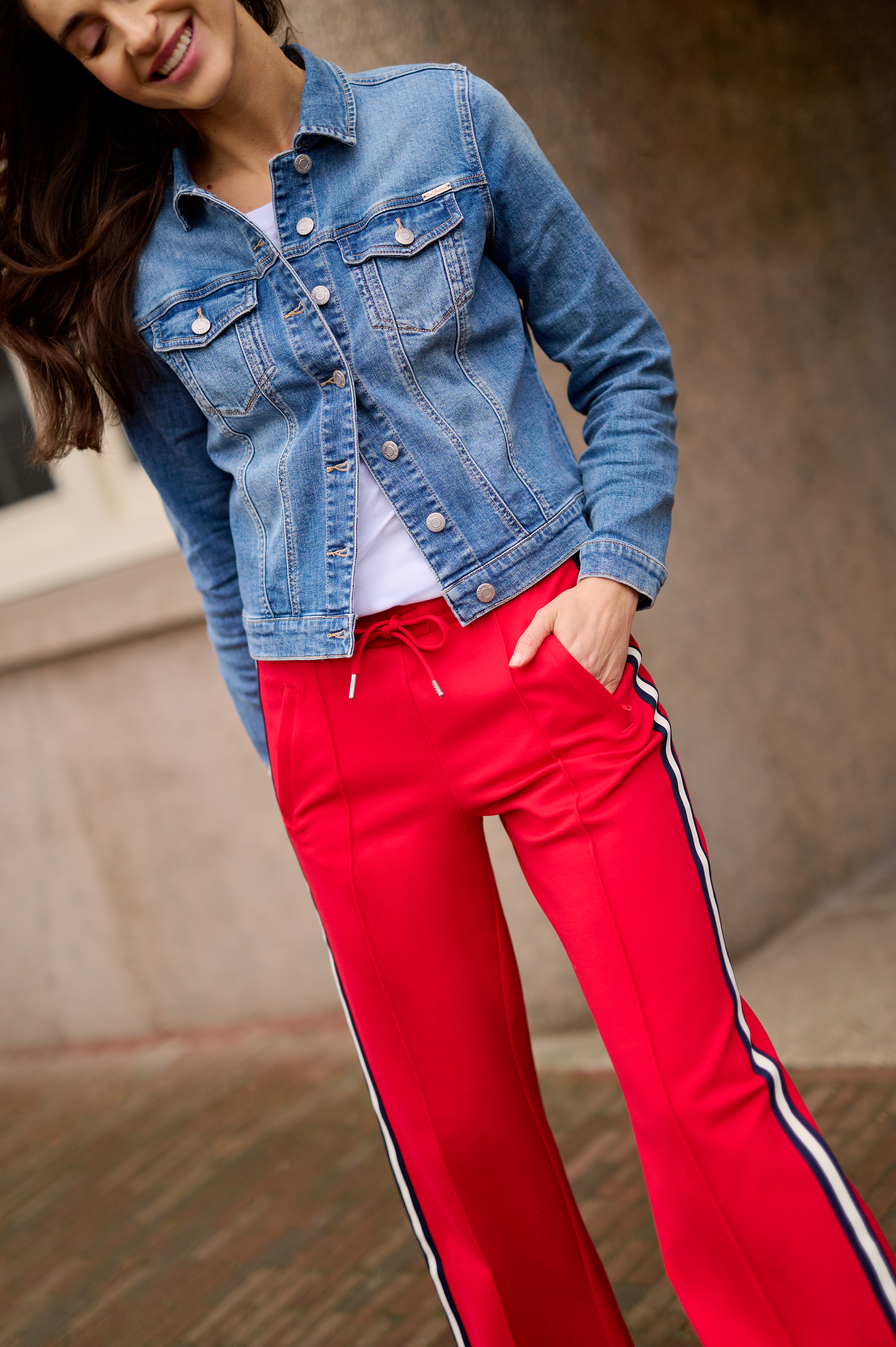 Red Button SRB4482A Broek Colette Red