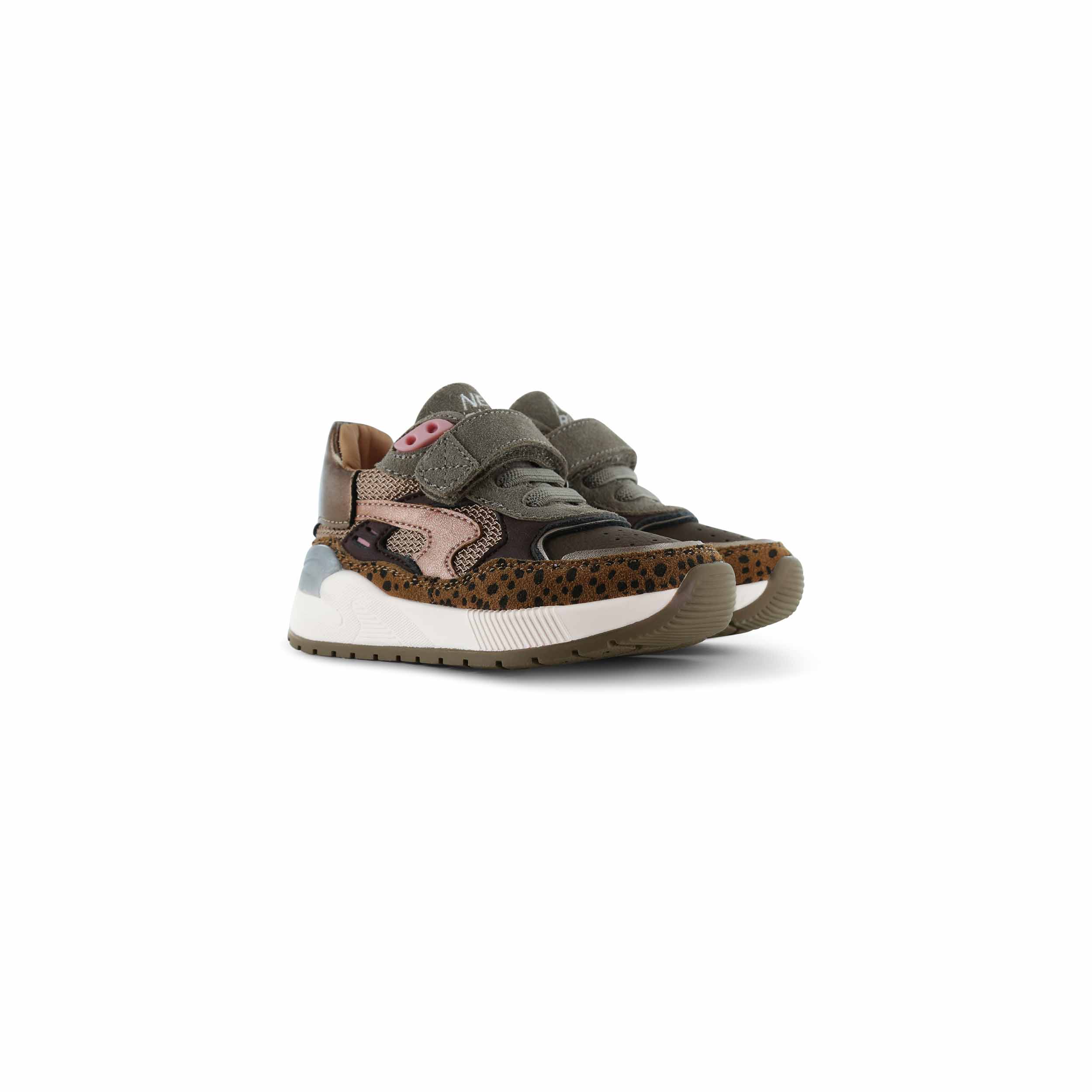 Shoesme ST24W008 Sneaker Trainers Bronze/Black Dots