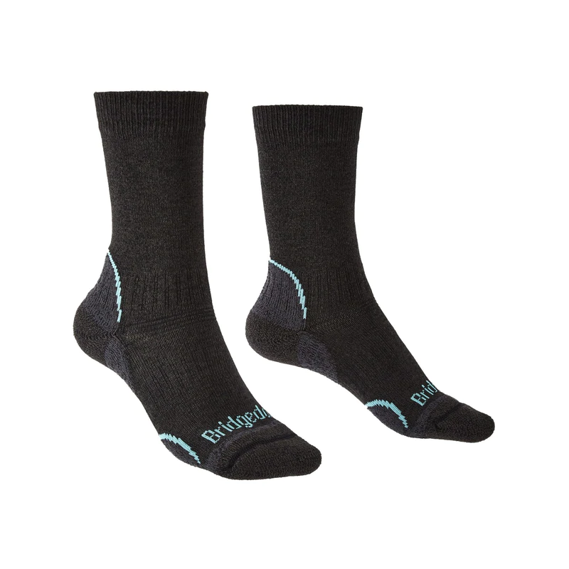 Bridgedale 710136 Lichtweight Coolmax Performance Boot Women Graphite/Mint