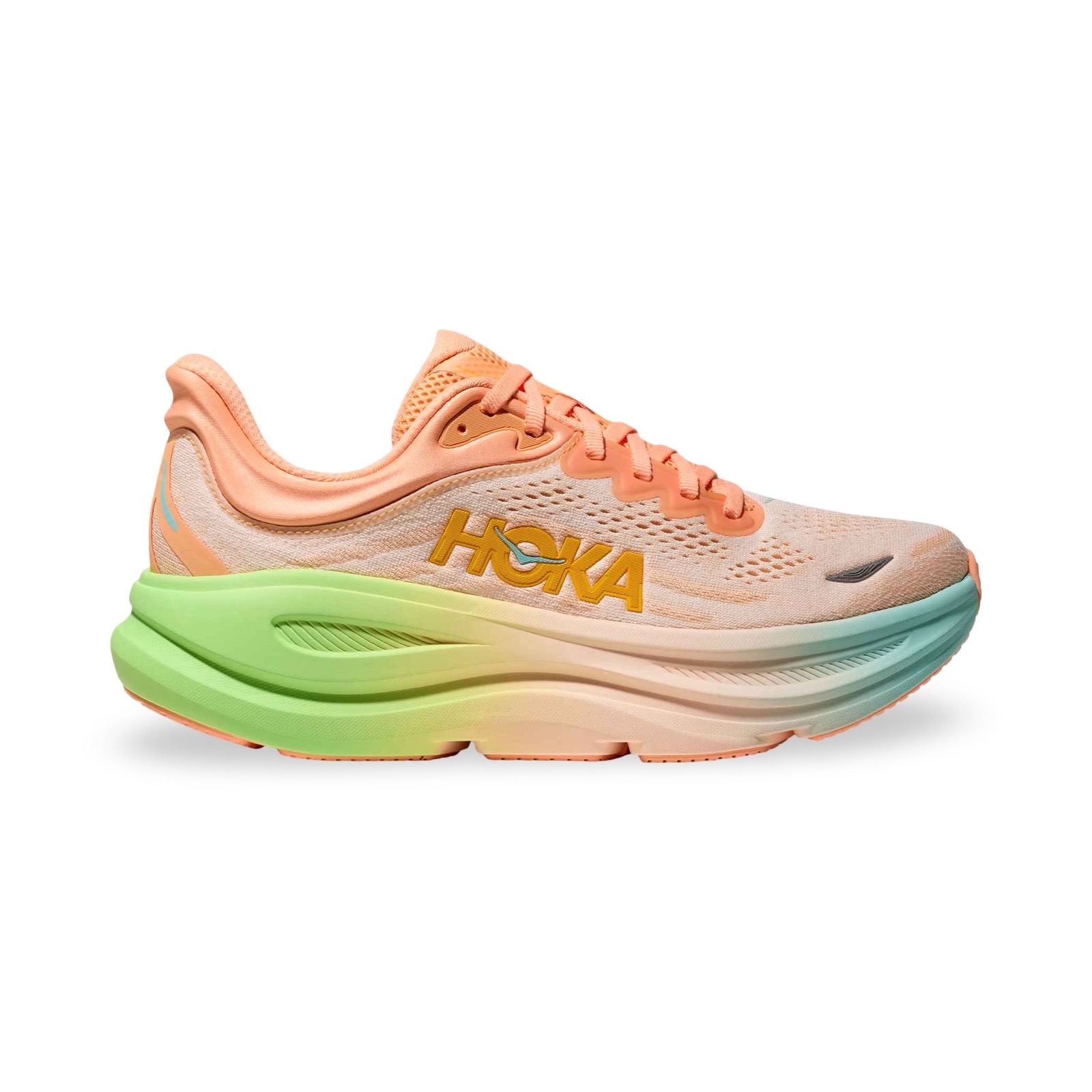 Hoka 1162012 Bondi 9 Women Frost/Pale Tangerine
